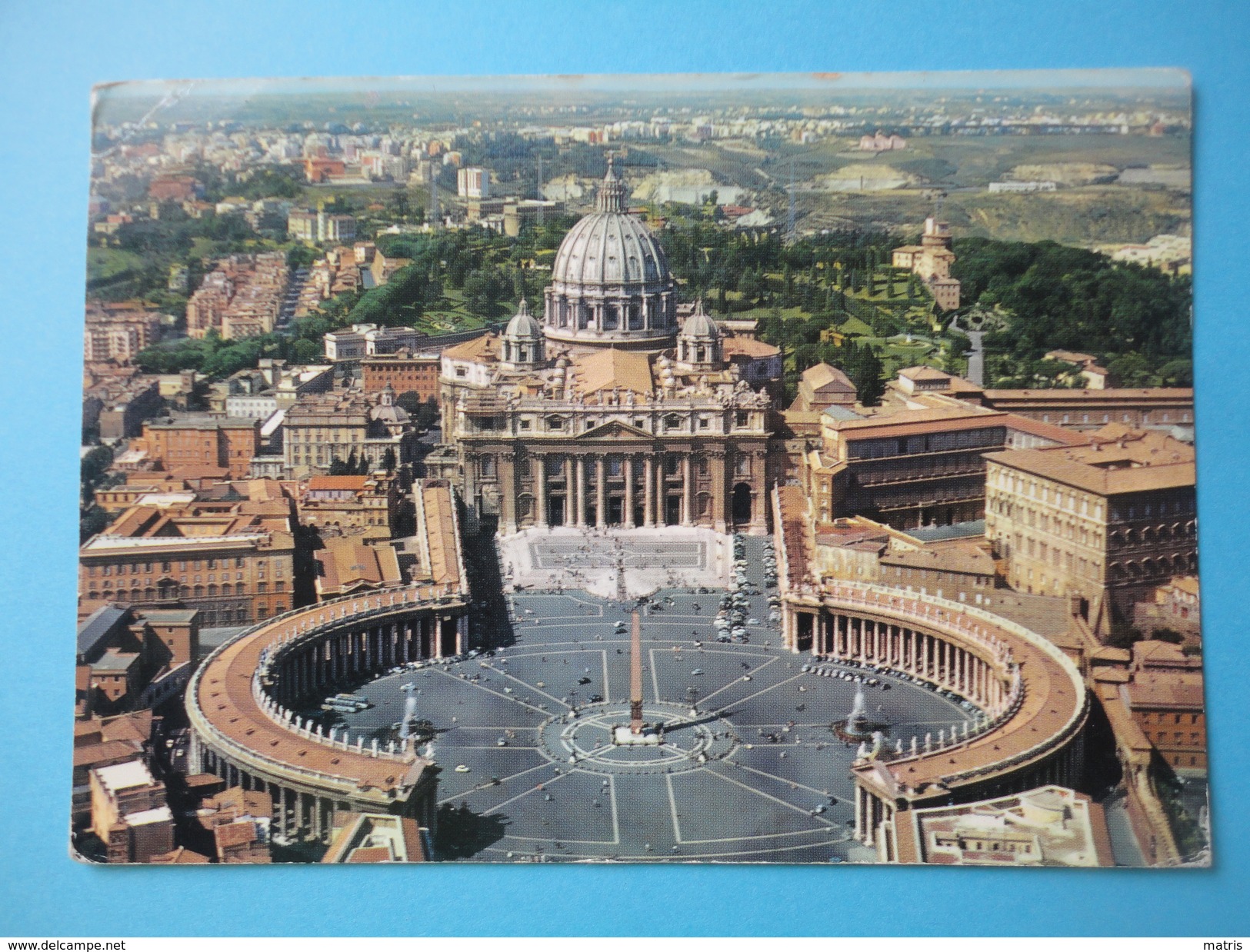 Vaticano - Roma - Piazza S San Pietro - Veduta Aerea - Viaggiata 1979 - Vaticano