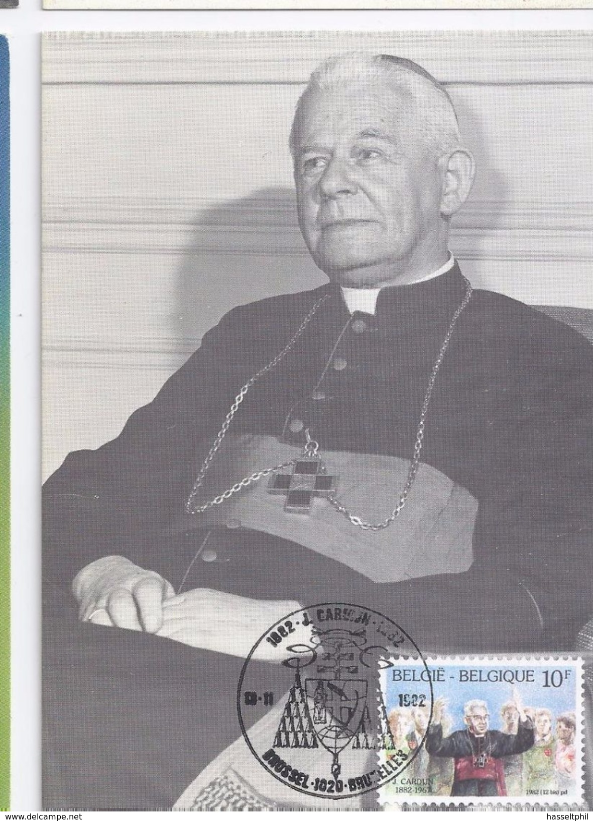 Belgie 2068 - Maximumkaart - Kardinaal Jozef Cardijn - 1982 - 1981-1990