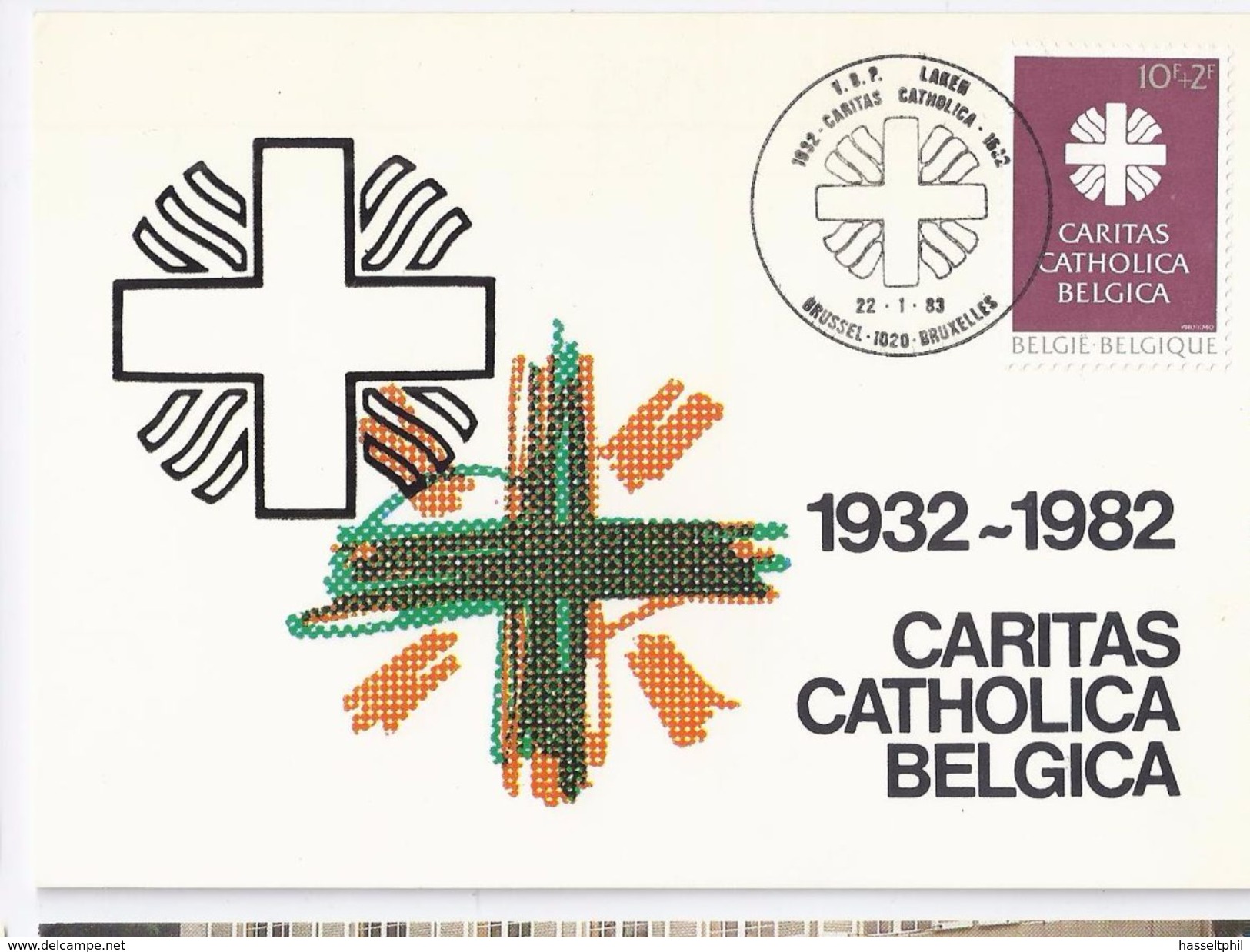 Belgie 2078 - Maximumkaart -  Caritas Catholica  - 1983 - 1981-1990