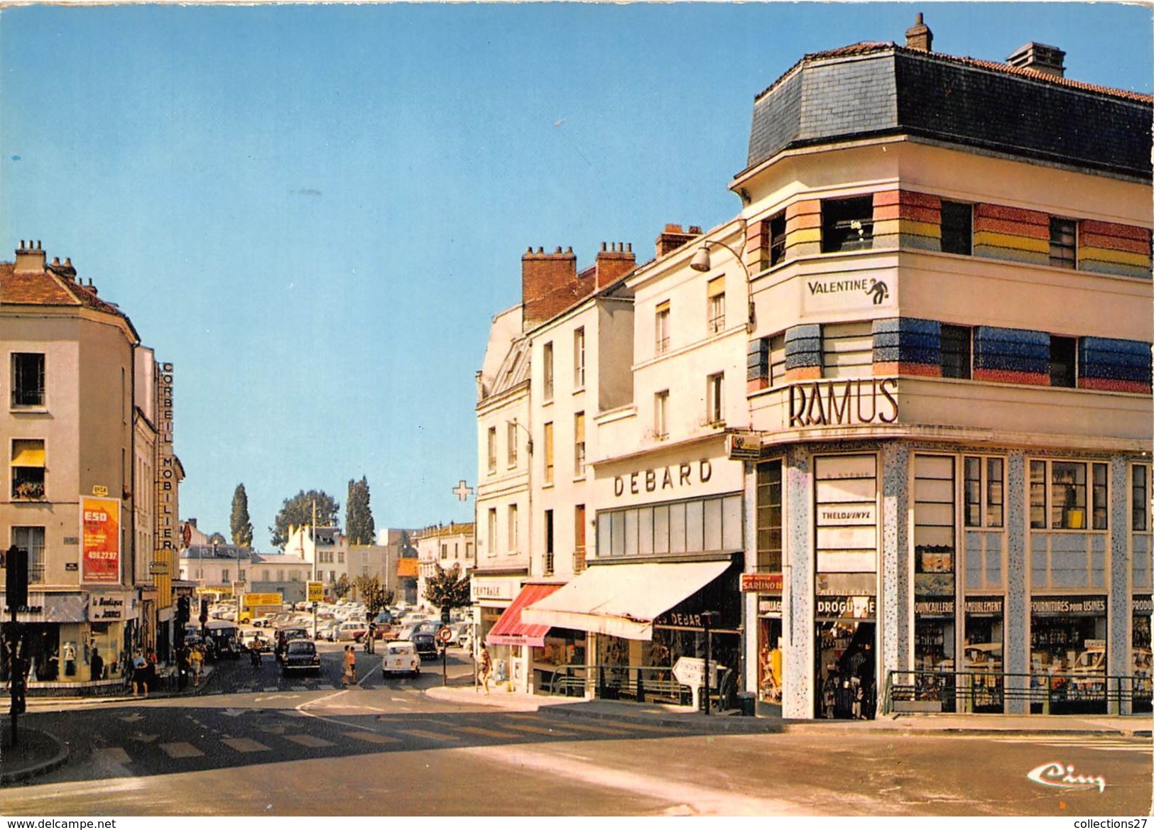 91-CORBEIL-ESSONES- CARREFOUR DU PONT VERS LA PLACE R-SALENGRO - Corbeil Essonnes