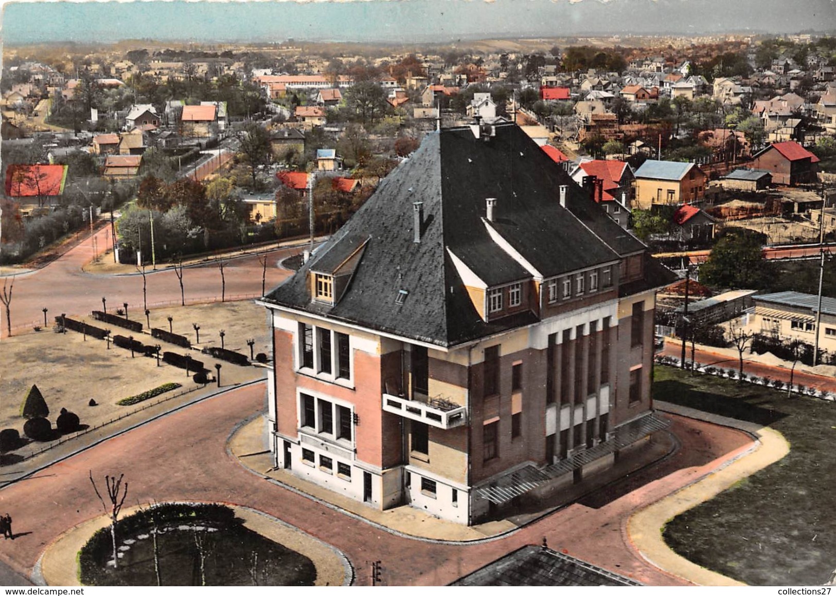 91-SAINTE-GENEVIEVE--DES-BOIS- HÔTEL DE VILLE VUE DU CIEL - Sainte Genevieve Des Bois