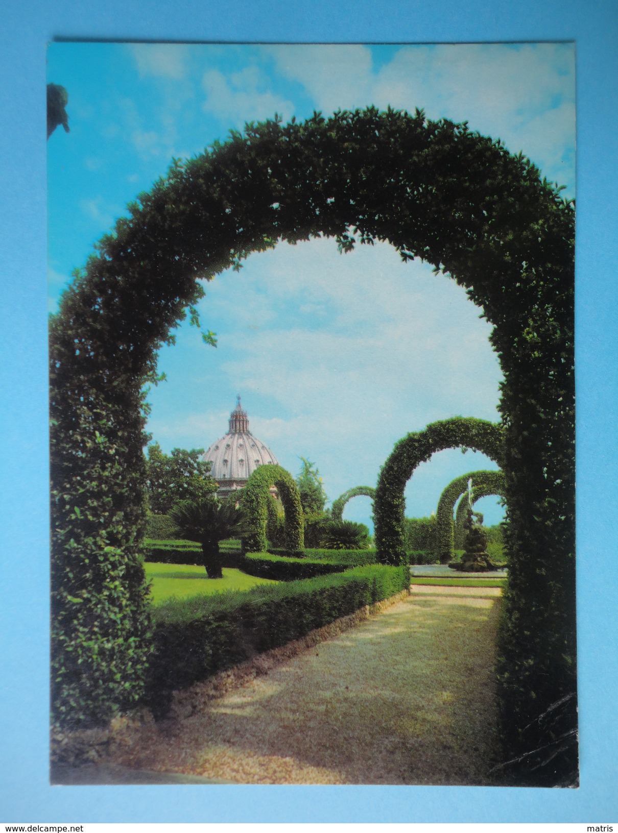 Vaticano - Roma - La Cupola Della Basilica Di S San Pietro Dai Giardini Vaticani - Viaggiata 1975 - Vaticano