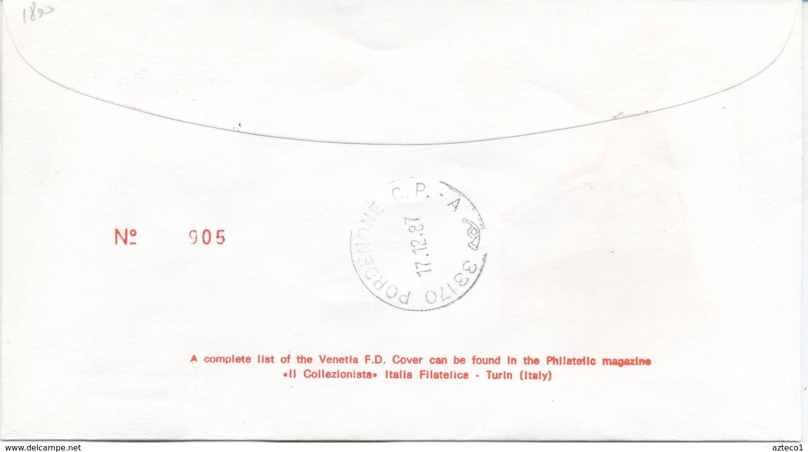 ITALIA - FDC VENETIA 1987 - SCUOLA MILITARE NUNZIATELLA - ANNULLO SPECIALE NAPOLI - VIAGGIATA PER PORDENONE - FDC