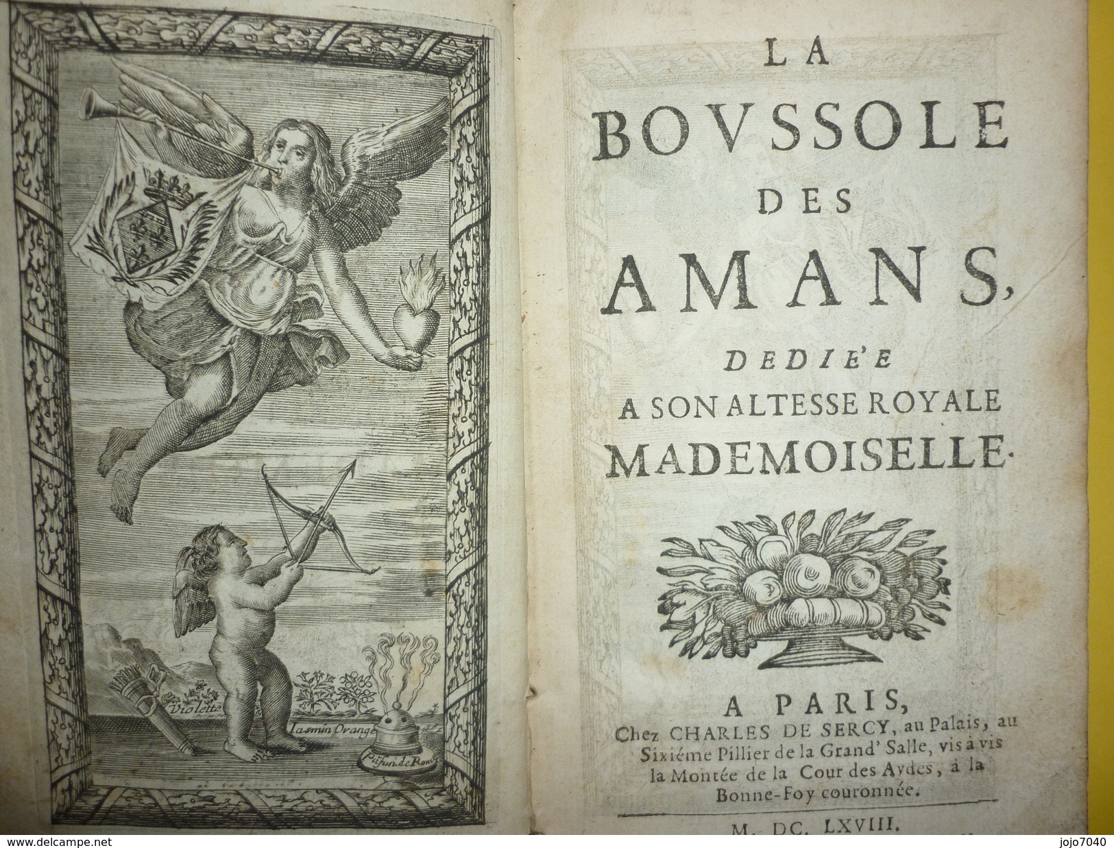 La Boussole Des Amans 1668 - Jusque 1700
