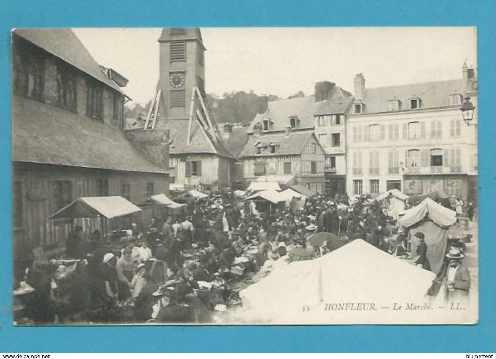 CPA 55 - Marché Marchands Ambulants HONFLEUR 14 - Honfleur