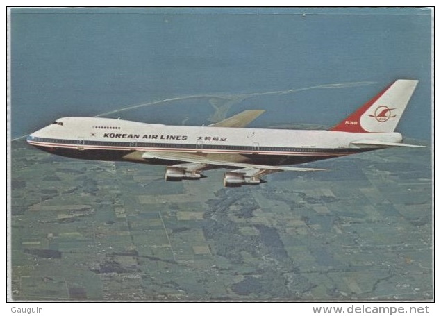CPM - KOREAN AIR LINES - BOEING 747 B - Edition Cie - 1946-....: Moderne