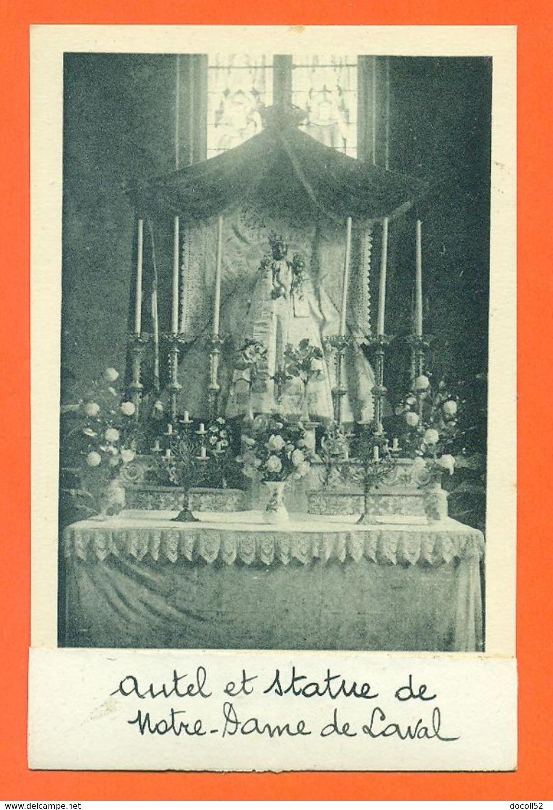 CPA 42 Saint Germain Laval "  Autel Et Statue De Notre Dame De Laval " LJCP 46 - Saint Germain Laval