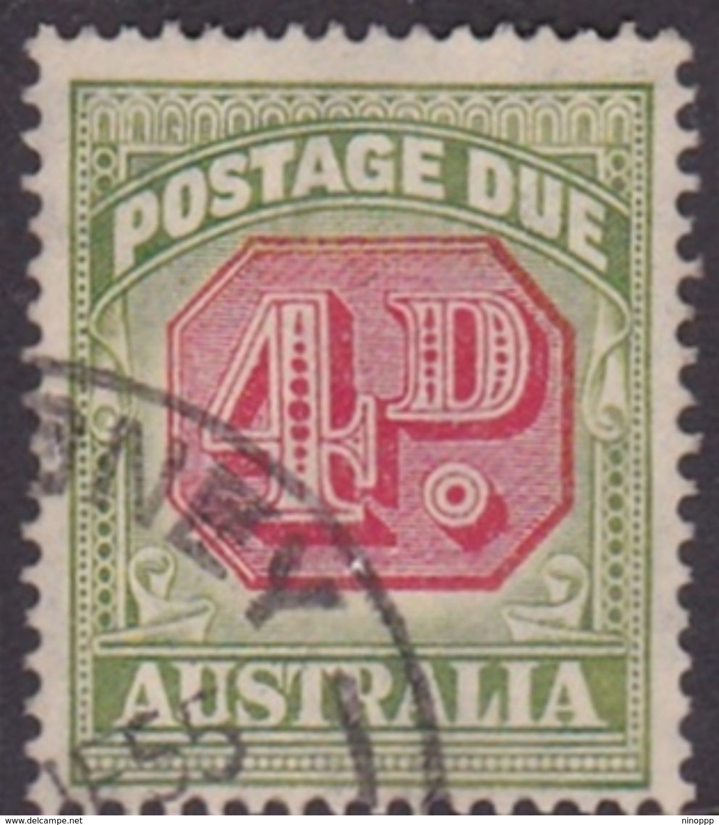 Australia Postage Due Stamps SG D116 1938 Four Pennies Used - Postage Due