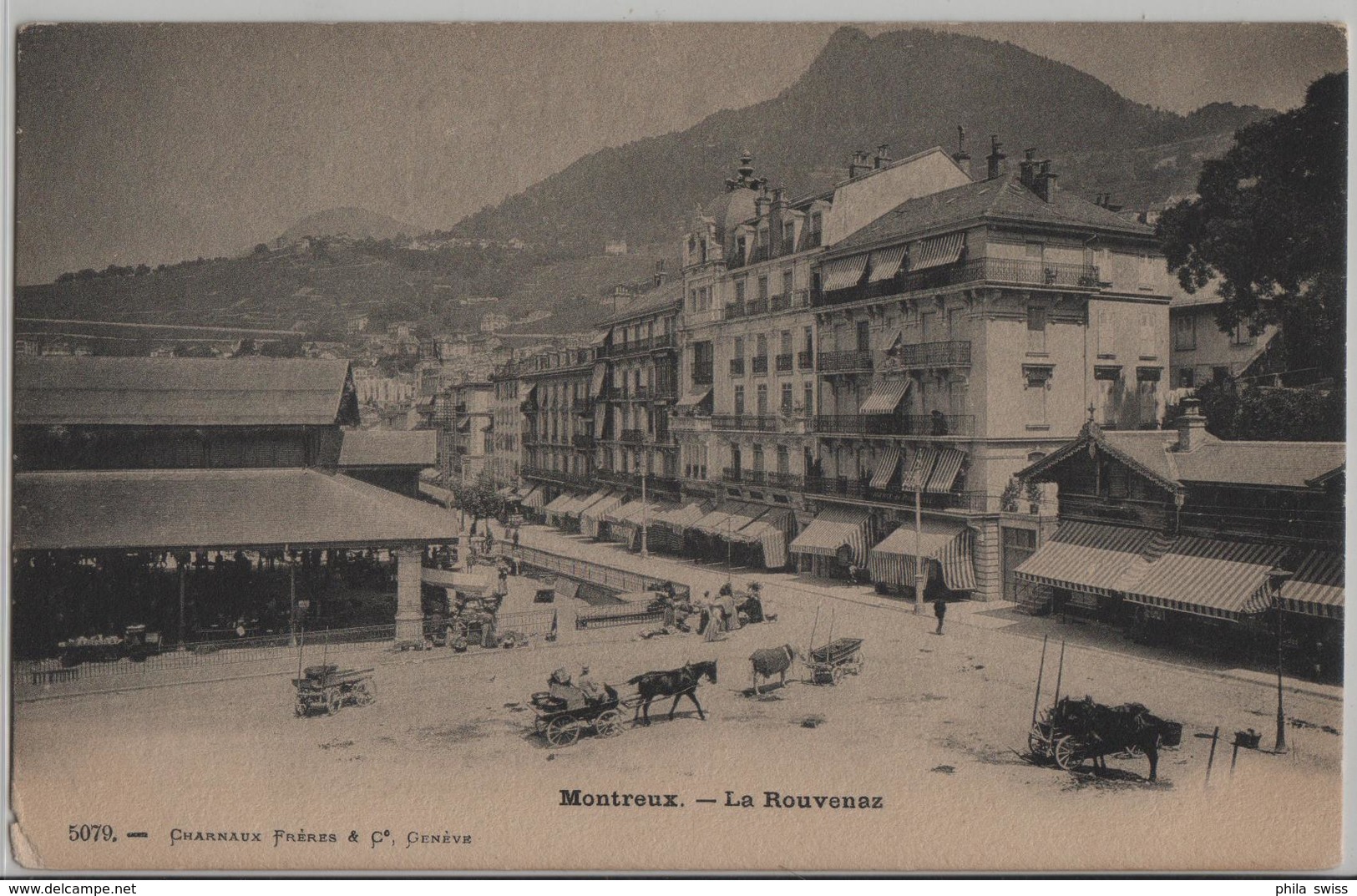 Montreux - La Rouvenaz - Animee - Photo: Charnaux Freres No. 5079 - Montreux