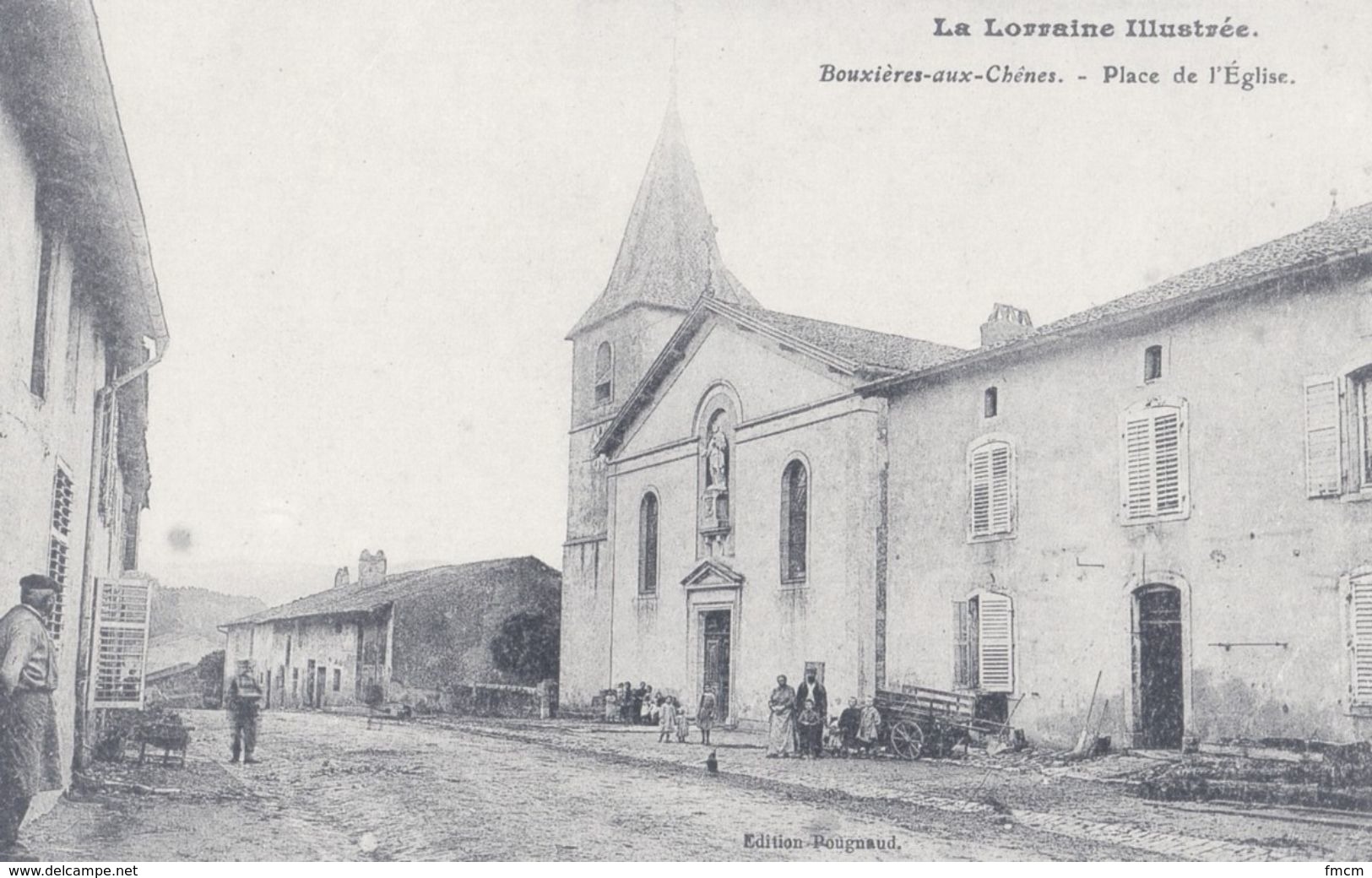 Bouxières-aux-Chênes, ensemble de 10 fac-similés édités vers 1990