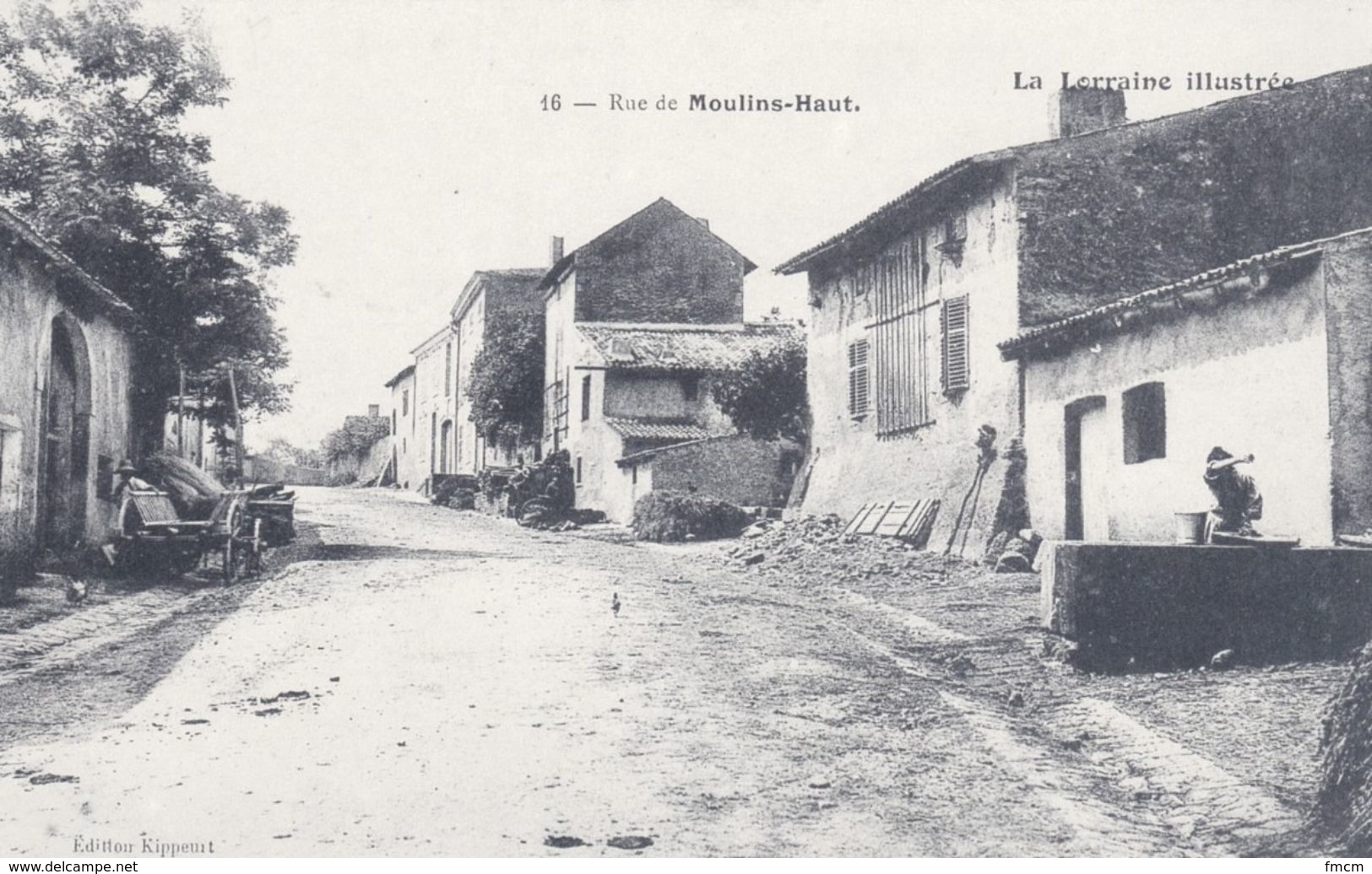 Bouxières-aux-Chênes, ensemble de 10 fac-similés édités vers 1990