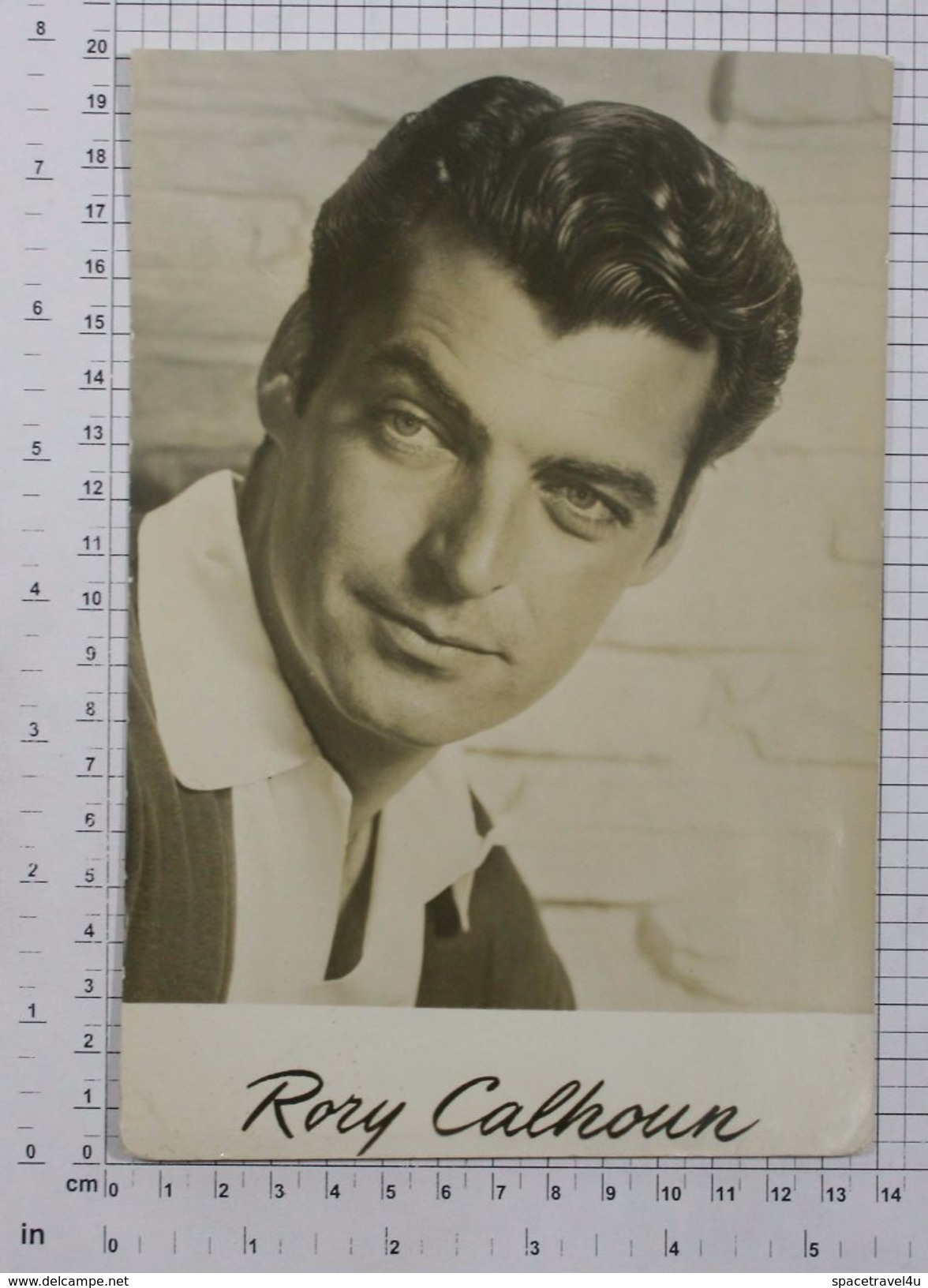 RORY CALHOUN - Vintage PHOTO Autograph REPRINT (SF-09) - Other & Unclassified