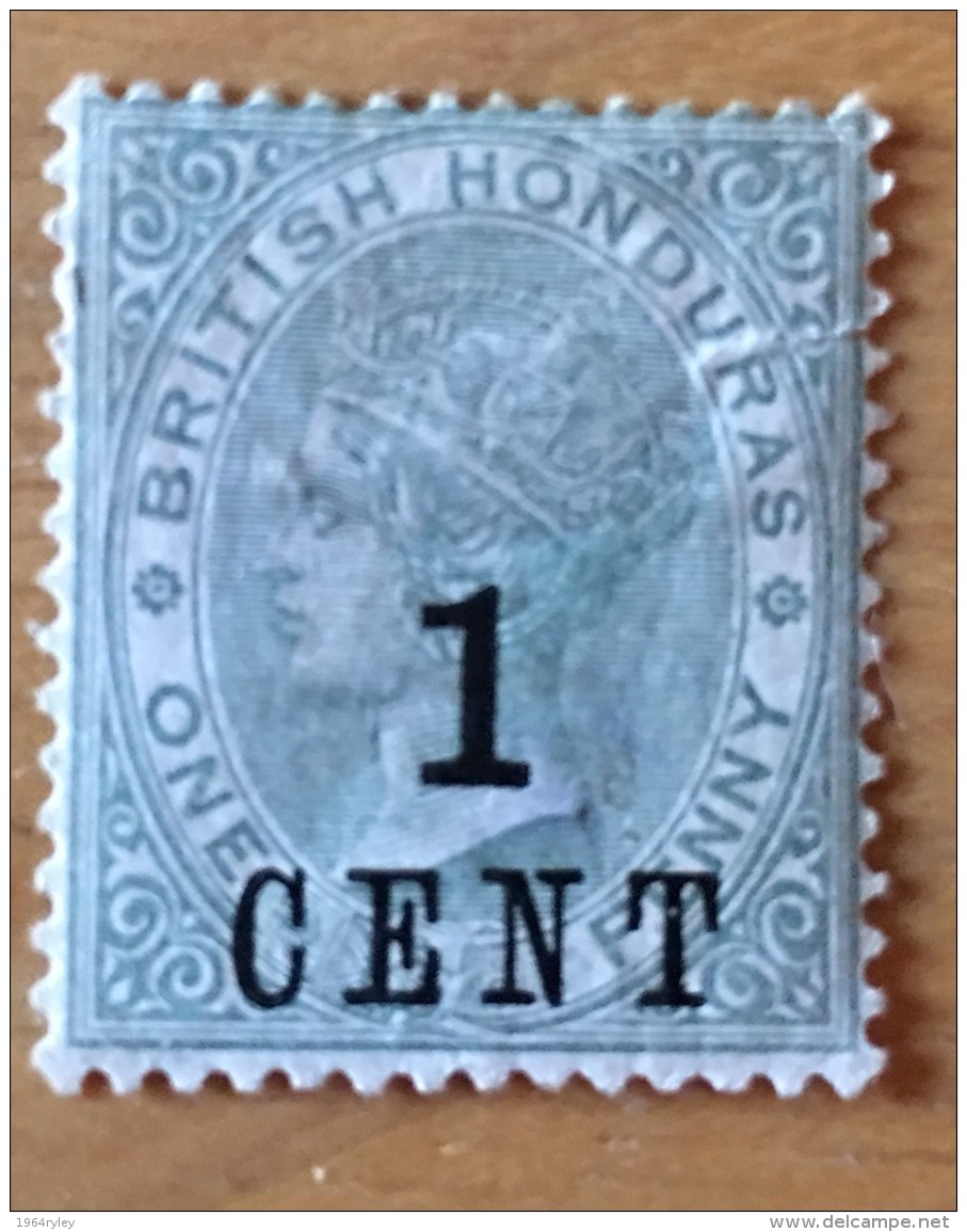 British Honduras - MH* - 1892 - #  47 - Honduras Británica (...-1970)