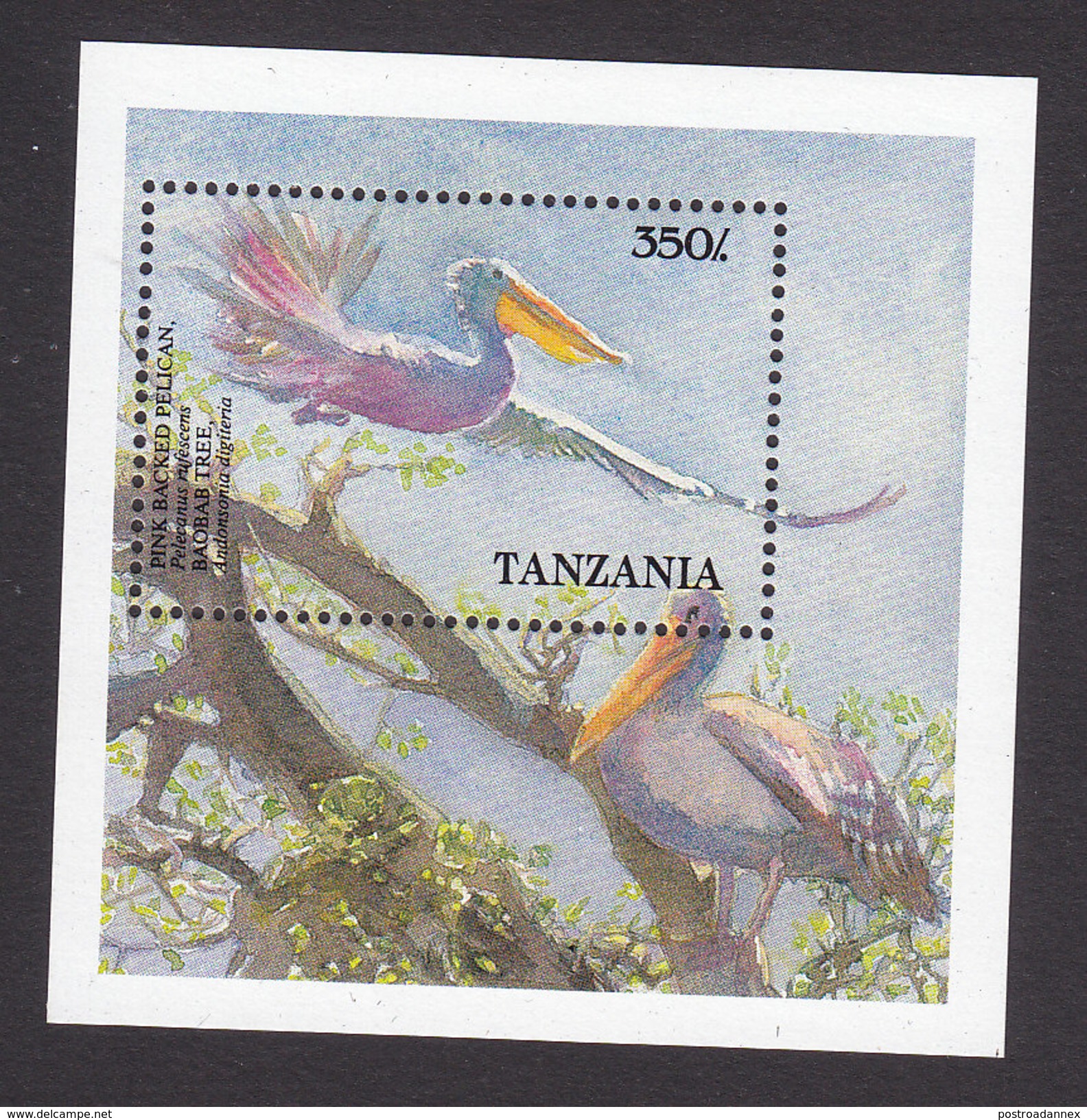 Tanzania, Scott #477, Mint Never Hinged, Endangered Species, Issued 1989 - Tanzania (1964-...)