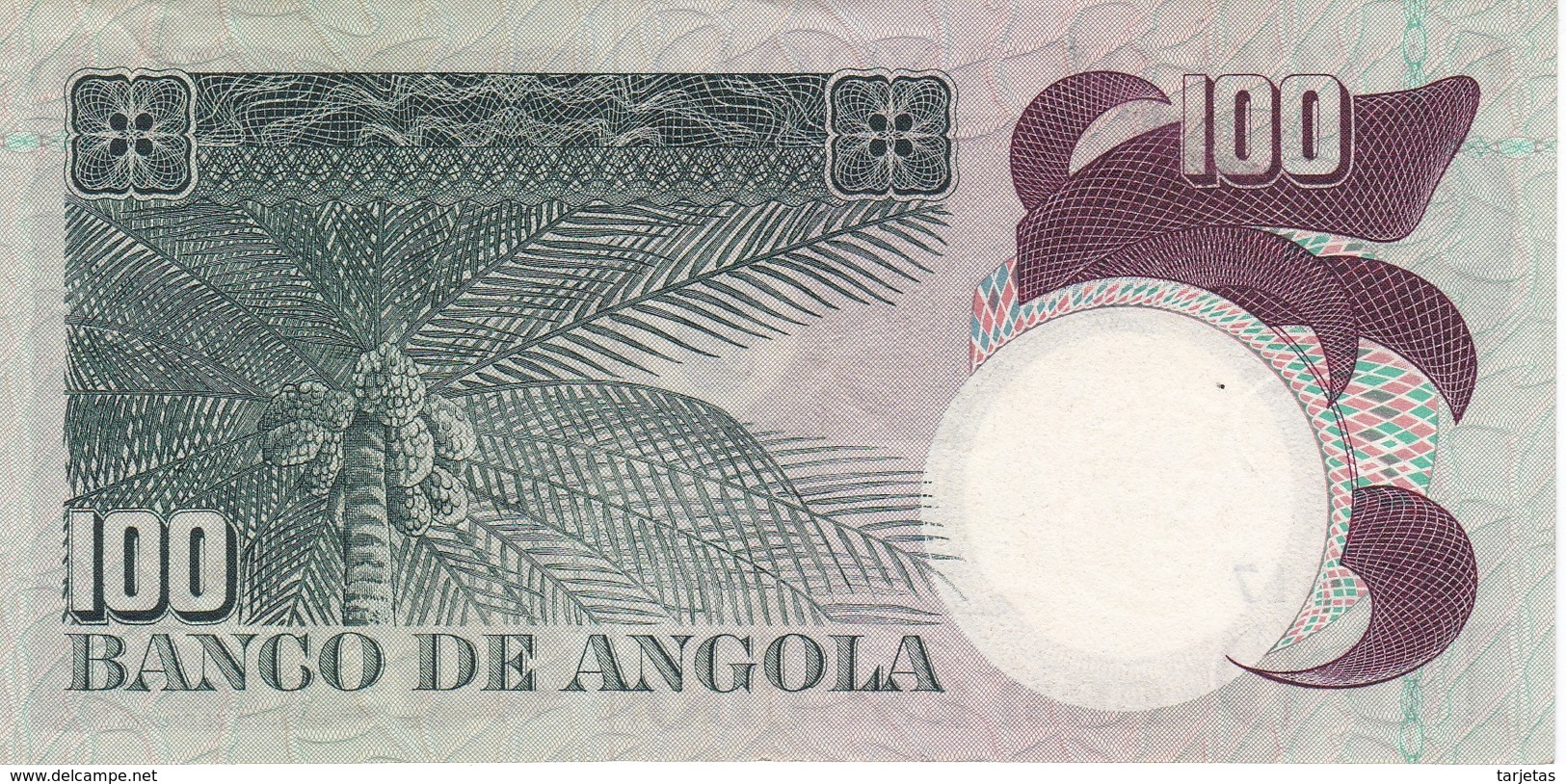 BILLETE DE ANGOLA DE 100 ESCUDOS DEL AÑO 1973 EN CALIDAD EBC (XF) (BANKNOTE) - Angola