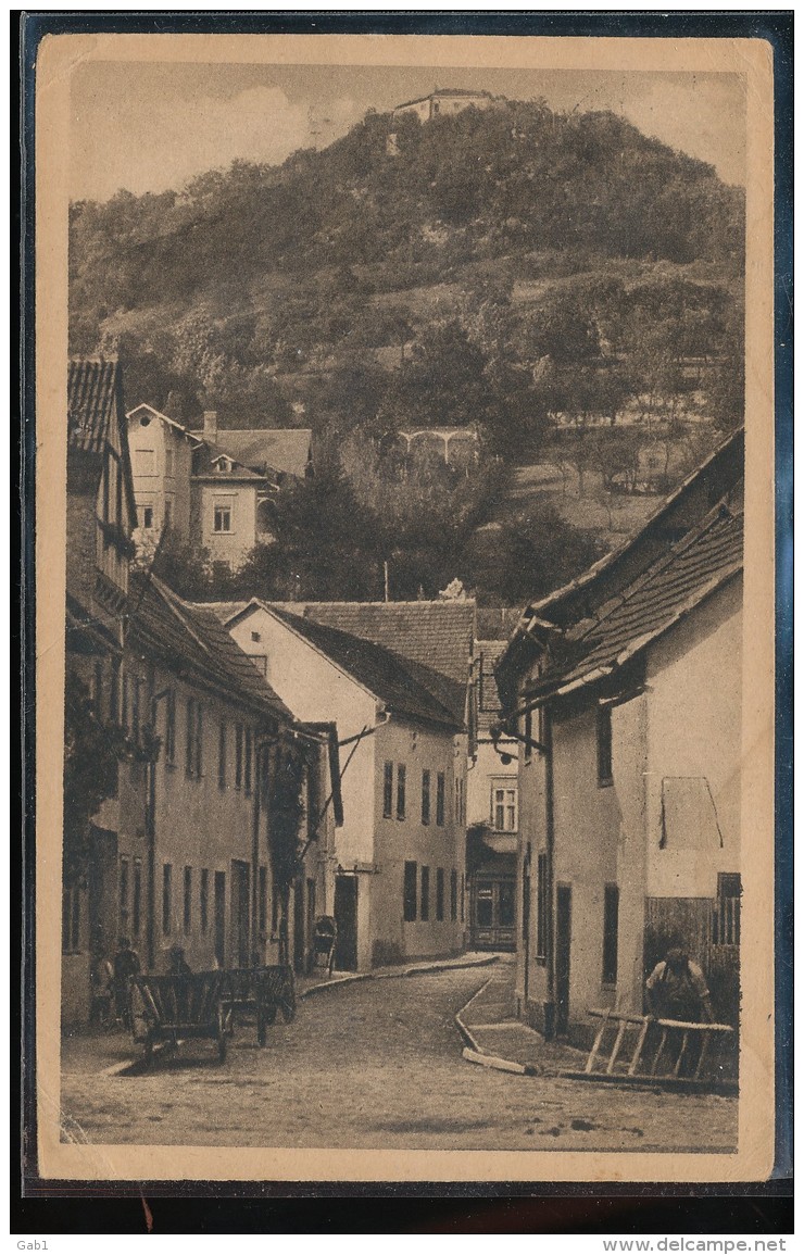 Allemagne --- Bad Blankenburg --- Braunausgasse Mit Greifenstein - Bad Blankenburg