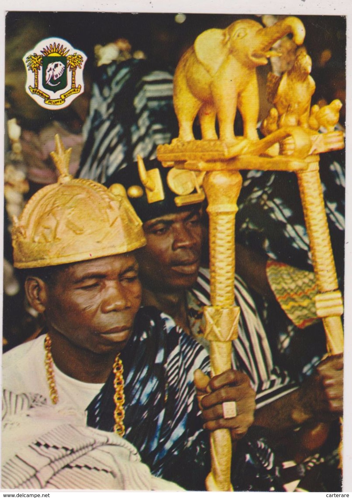 Afrique,africa,COTE D'IVOIRE,ex COLONIE FRANCAISE,CEREMONIE DES CHEFS,EDITION BARNOIN A ABIDJAN - Ivory Coast