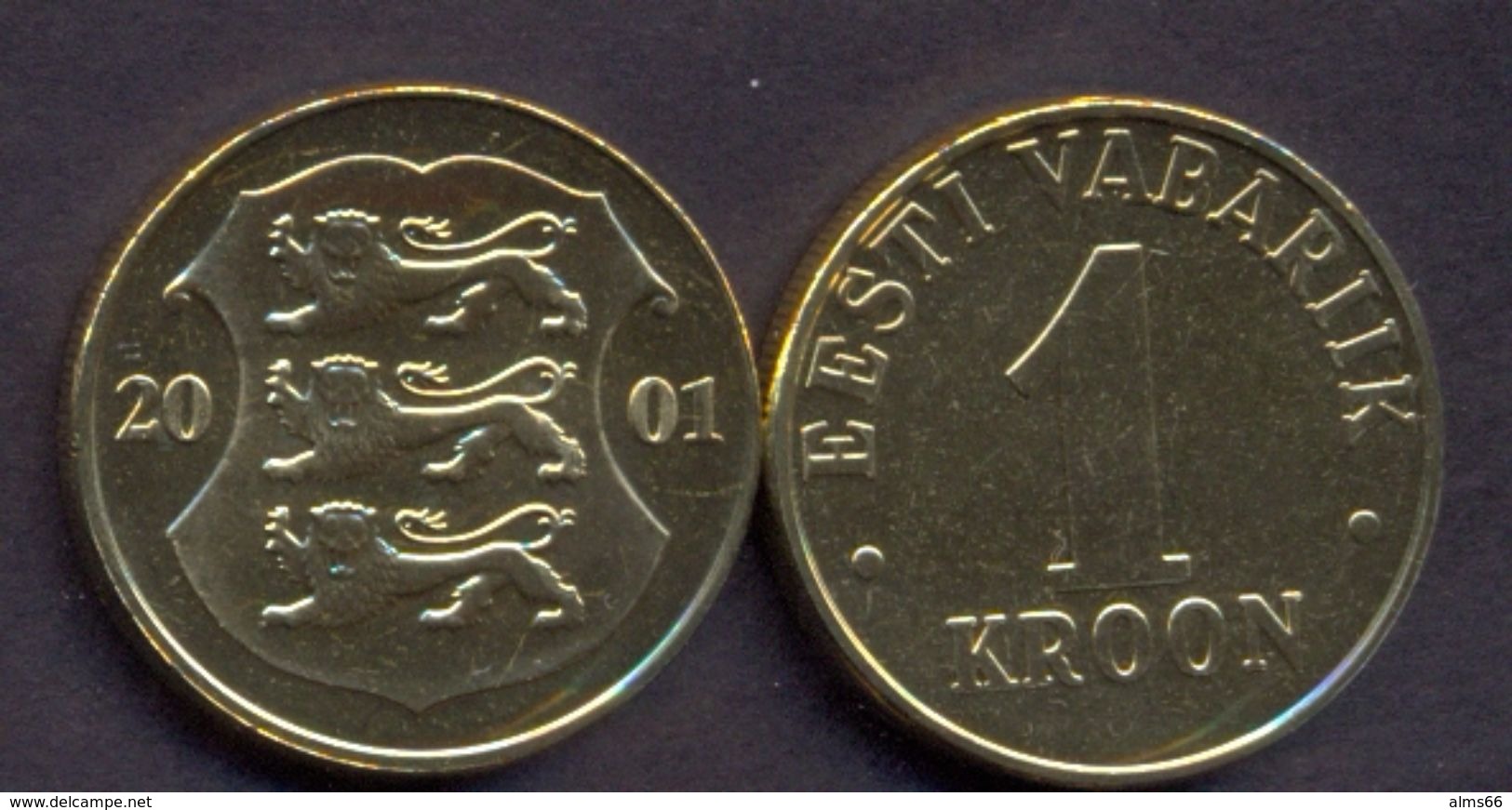 Estonia 1 Kroon 2001 UNC - Estland
