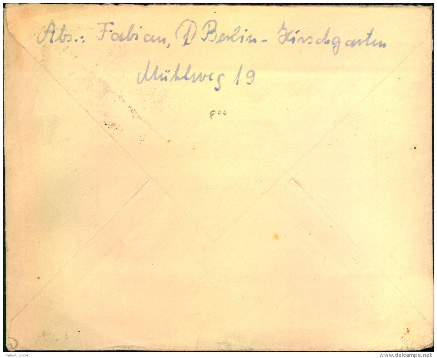 1951, 50 Jahre UPU Als EF Auf Brief Ab BERLIN-KÖPENICK 1 - 15.1.51 Nach USA. - Otros & Sin Clasificación