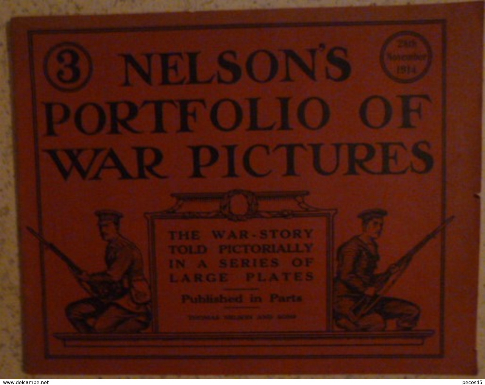 Portfolio Of War Pictures N° 3   -   NELSON'S   " 28.11.1914 : Images De La Guerre En BELGIQUE. - Guerra 1914-18