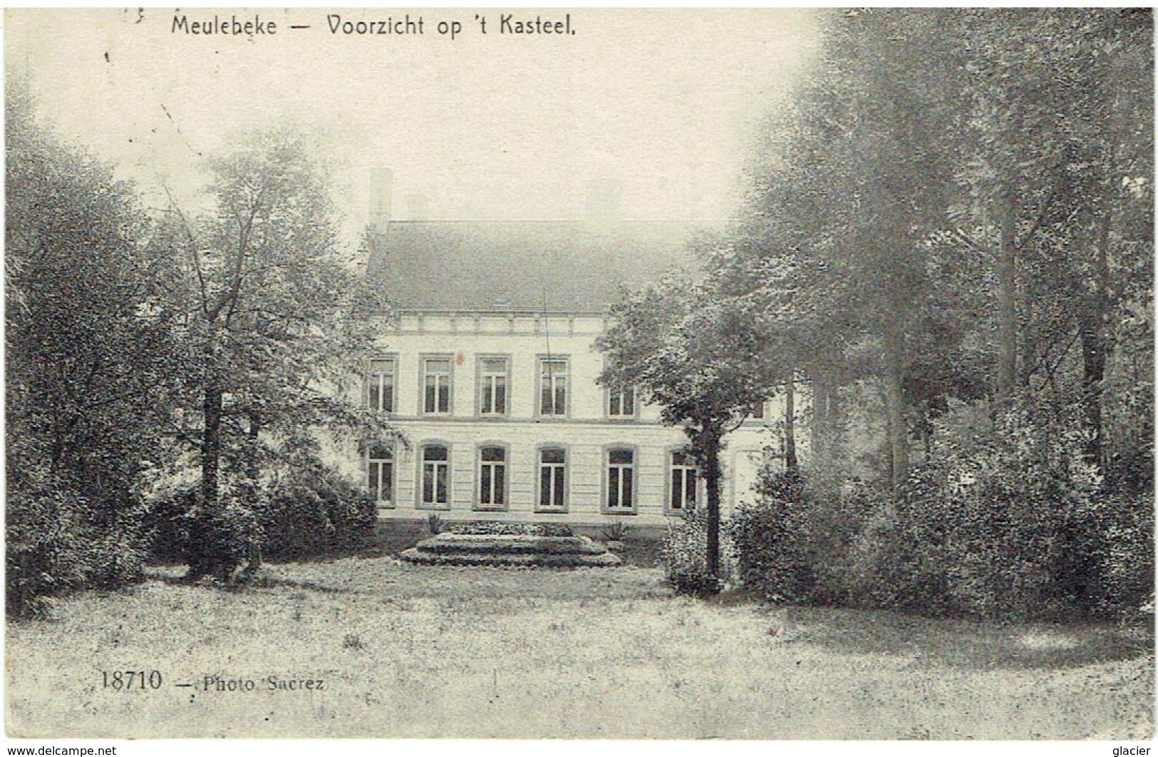 MEULEBEKE - Voorzicht Op Het Kasteel - 18710 Photo Sacrez - Feldpost - Soldaten Briefstempel - Meulebeke