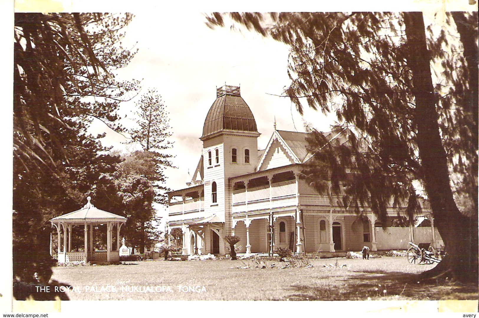 The Royal Palace, Nukualofa, Tonga  RPPC - Tonga