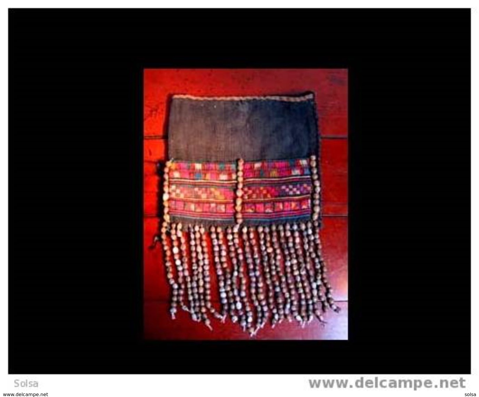 - Vieux Porte-monnaie D'homme Taï Tissage /Old Taï Bag - Art Asiatique