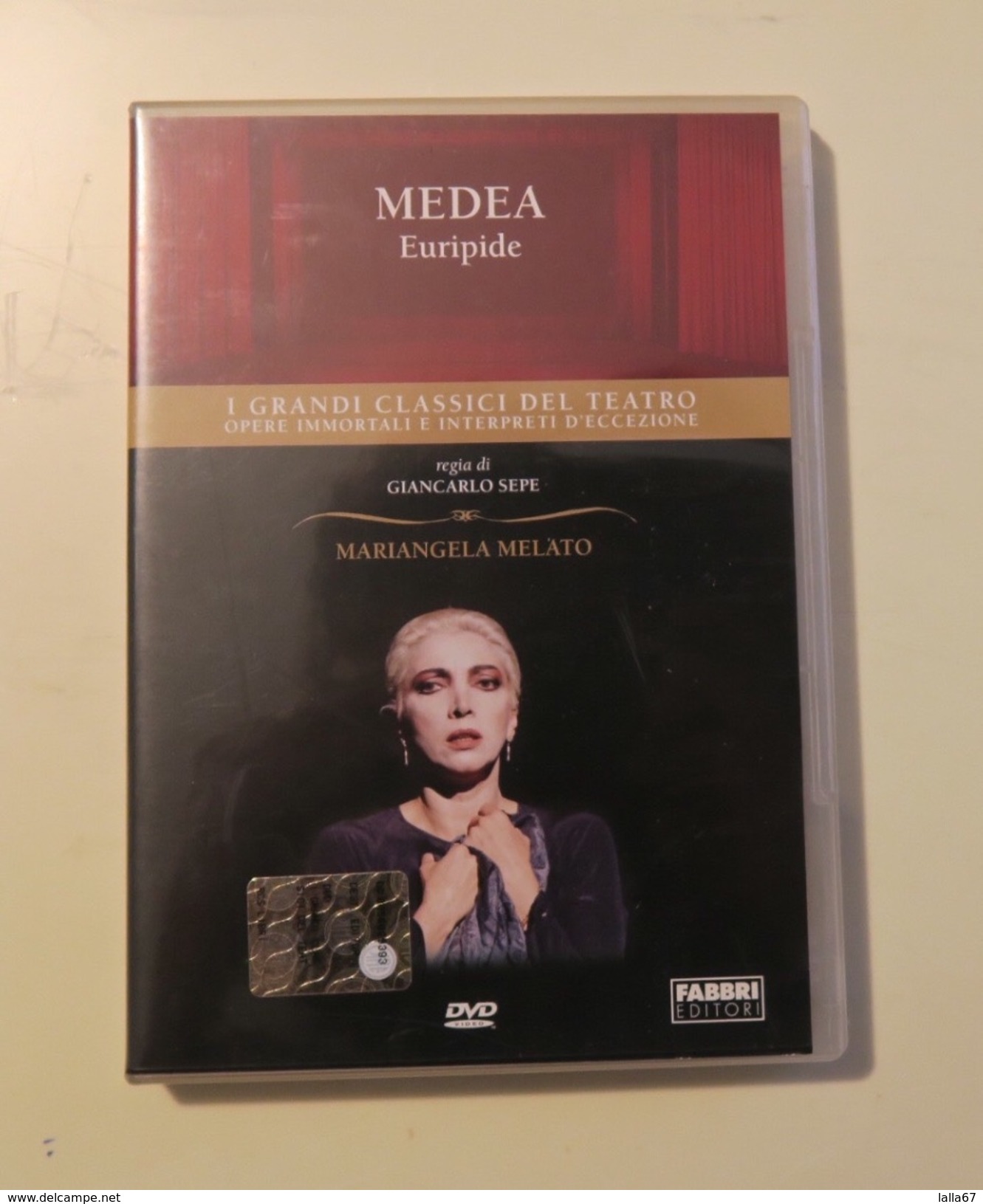 DVD MEDEA, EURIPIDE. MARIANGELA MELATO (USATO, NON CONTIENE OPUSCOLO) - Classici