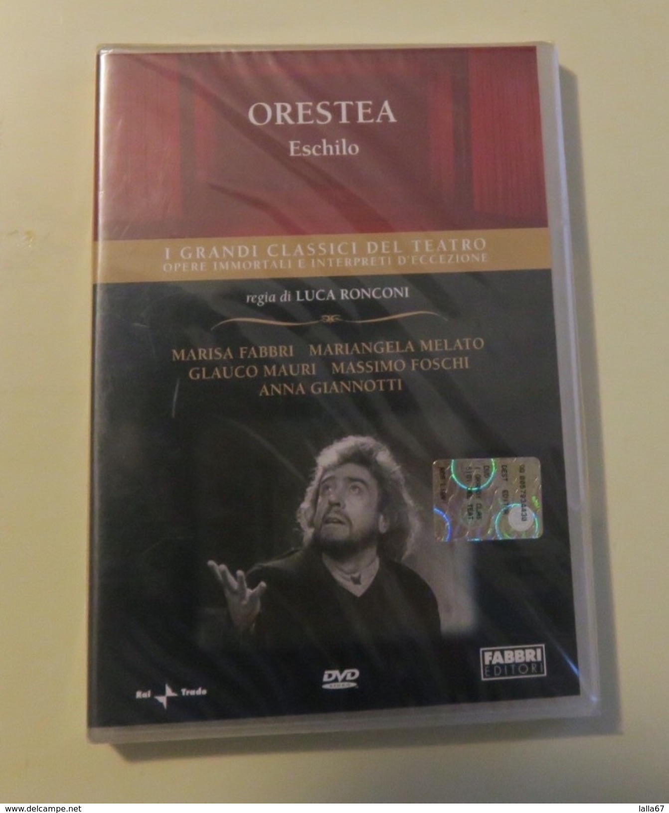 DVD ORESTEA, ESCHILO. MARIANGELA MELATO E GLAUCO MAURI. (NUOVO) - Classic