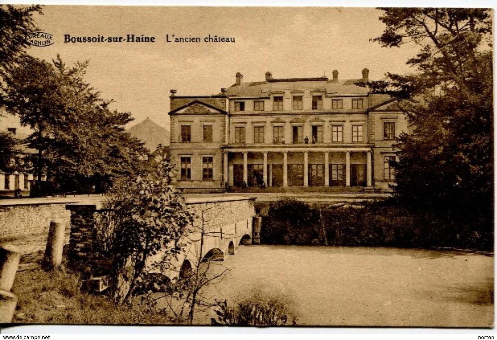 Boussoit - Sur - Haine , L'ancien Château édit. Préaux - La Louvière