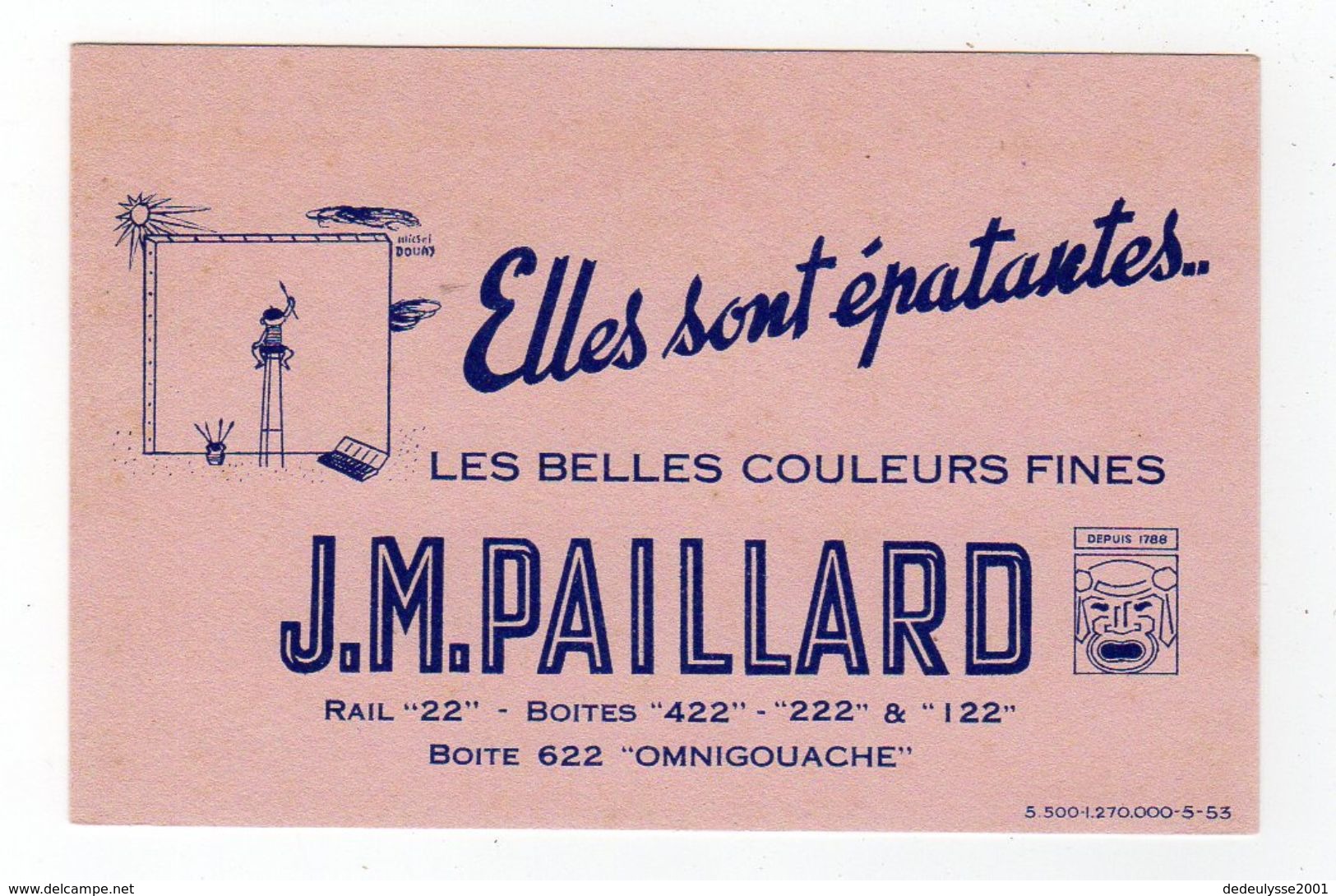 Oct17  79530      Petit Buvard    LES COULEURS   JM PAILLARD - Automotive