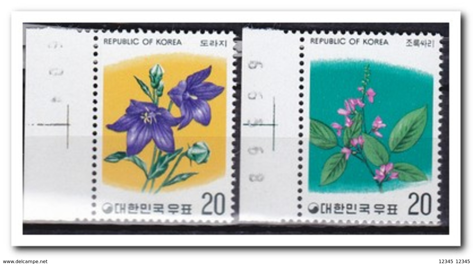 Zuid Korea 1975, Postfris MNH, Flowers - Korea (Zuid)