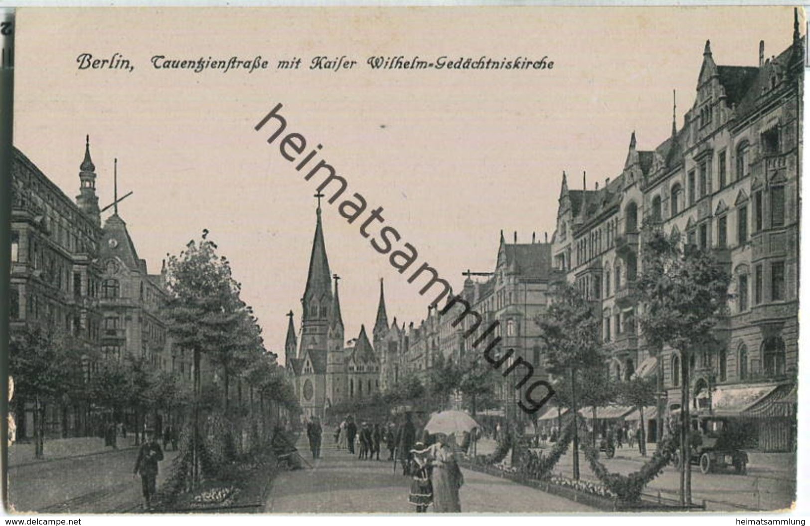 Berlin - Tauentzienstrasse Mit Kaiser Wilhelm-Gedächtniskirche - Schoeneberg