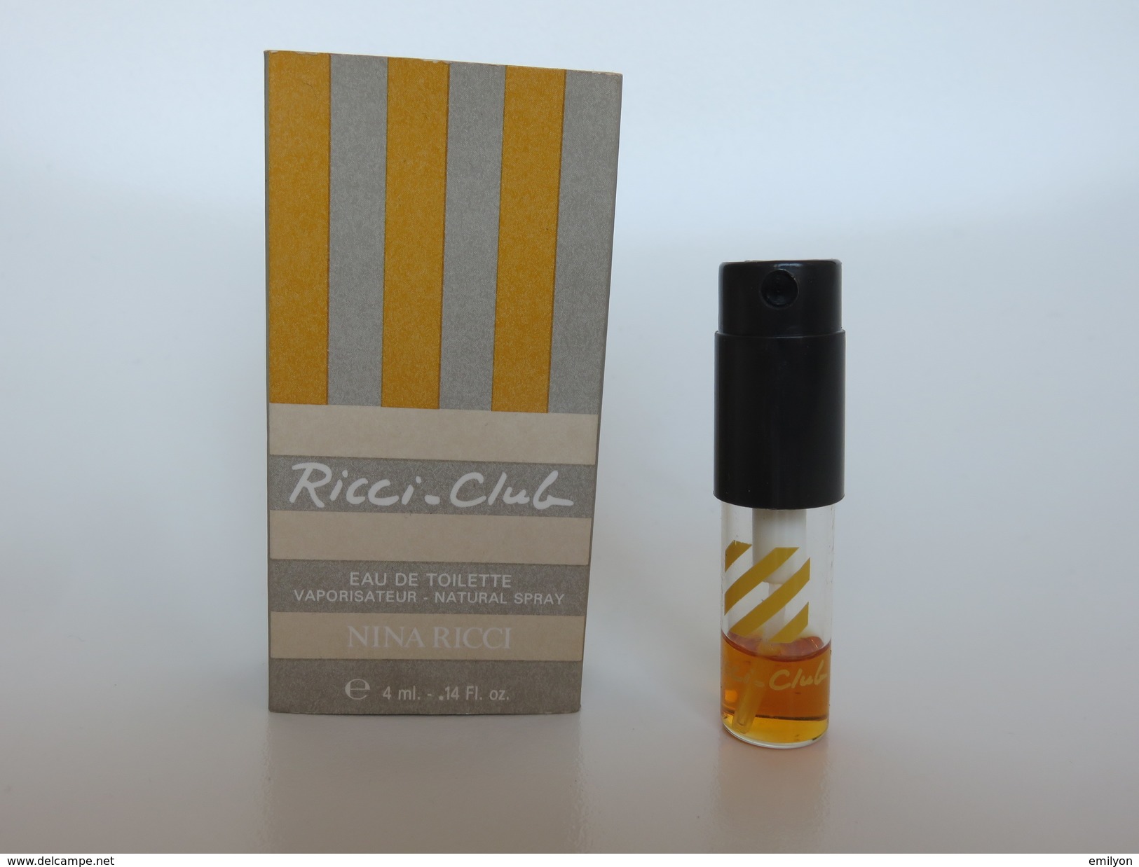 Ricci-Club - Nina Ricci - Eau De Toilette - 4 ML - Miniaturen Herrendüfte (mit Verpackung)