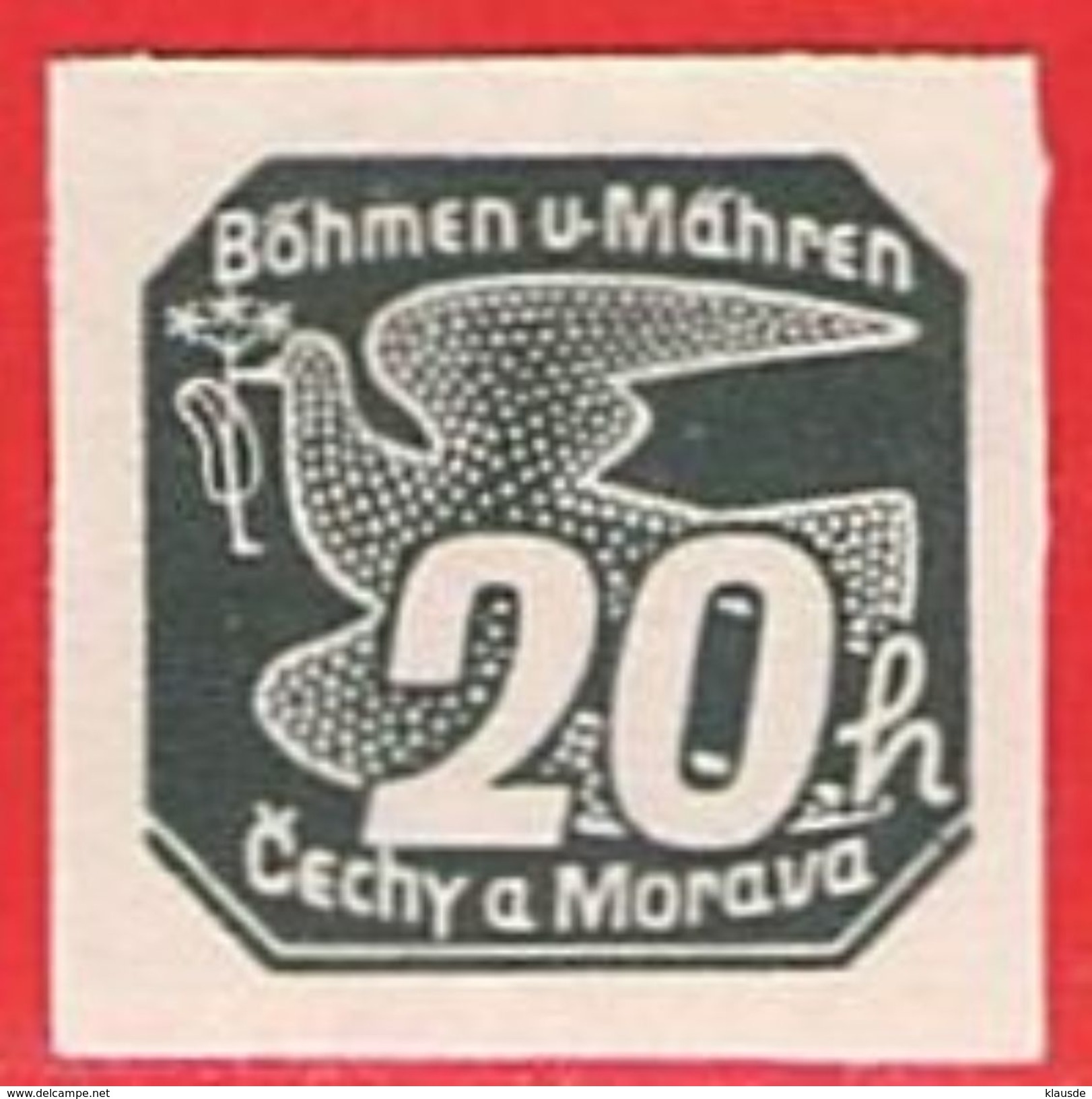 MiNr.48 Xx Deutschland Besetzungsausgaben II. Weltkrieg Böhmen Und Mähren - Ungebraucht