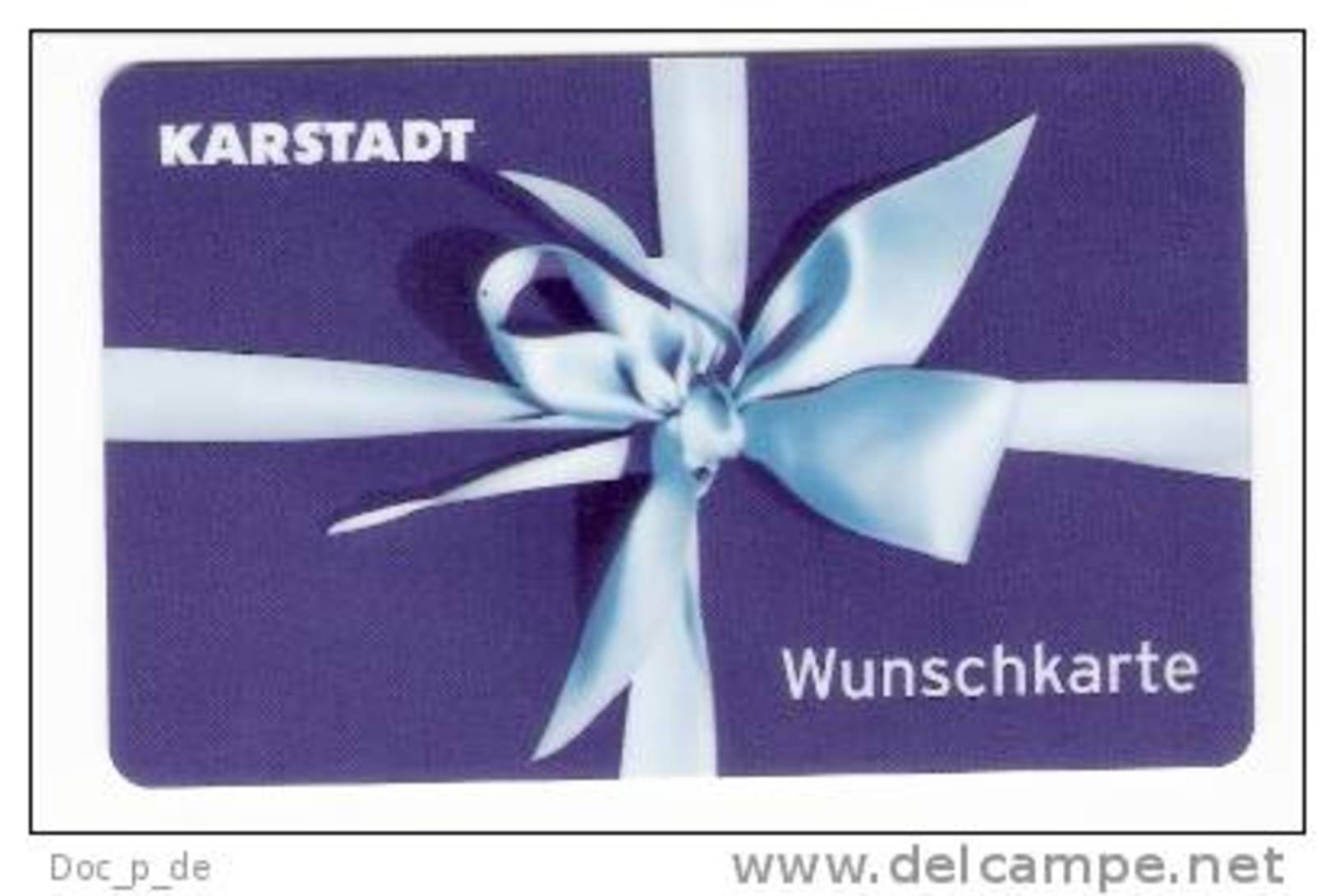 Germany - Karstadt - 1. Karte  - Geschenkgutschein - Giftcard - Gift Card - Gutschein Card - Gift Cards