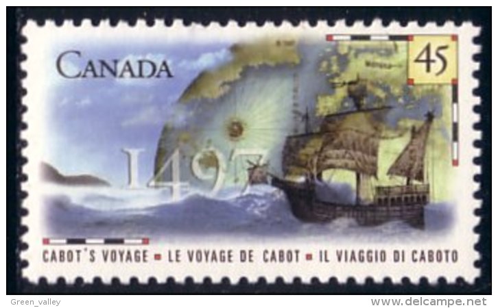 Canada Voilier De Cabot's Ship "Matthew" MNH ** Neuf SC (C16-49a) - Unused Stamps