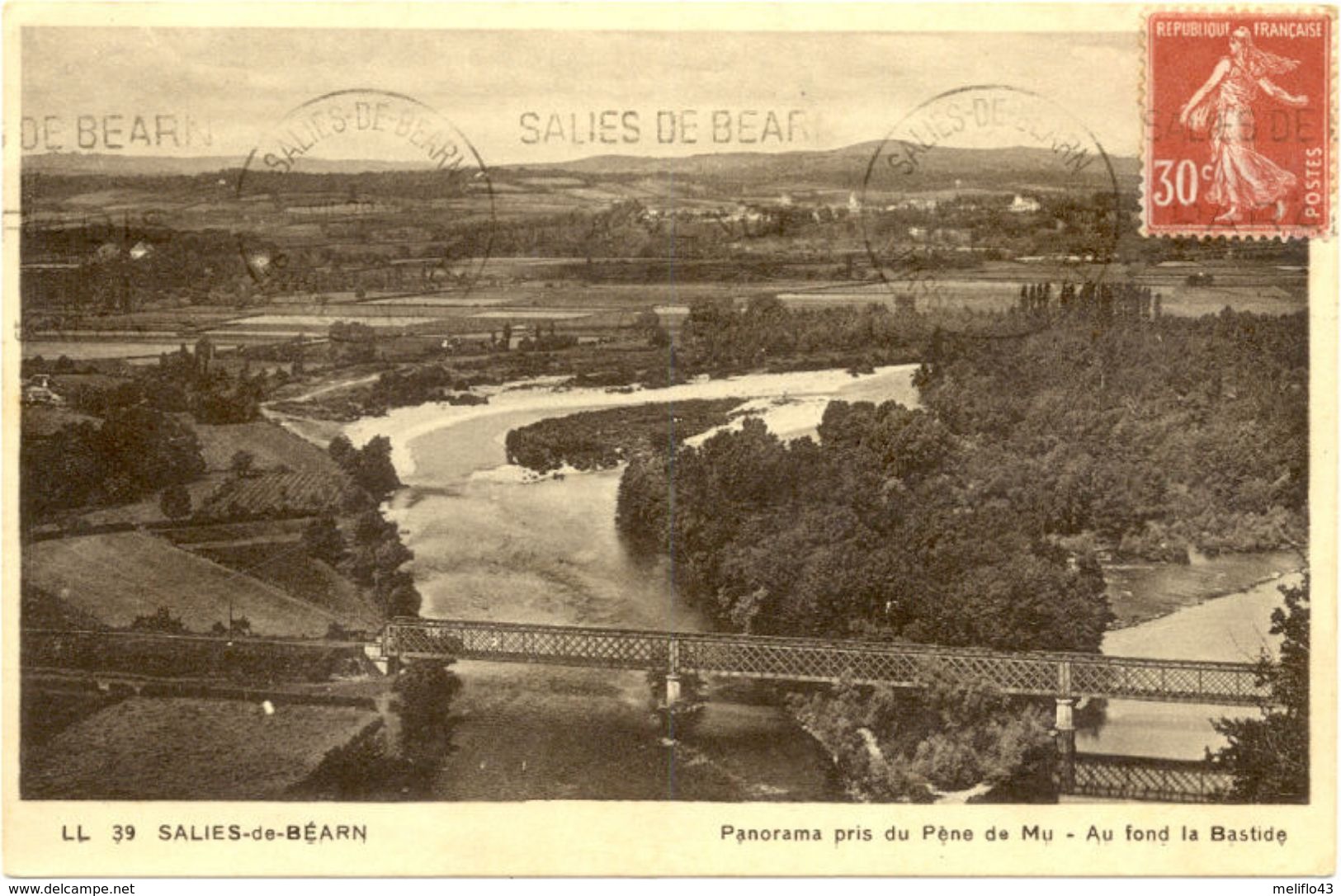 64/CPA - Salies De Béarn - Panorama Pris Du Pene De Mu - Salies De Bearn