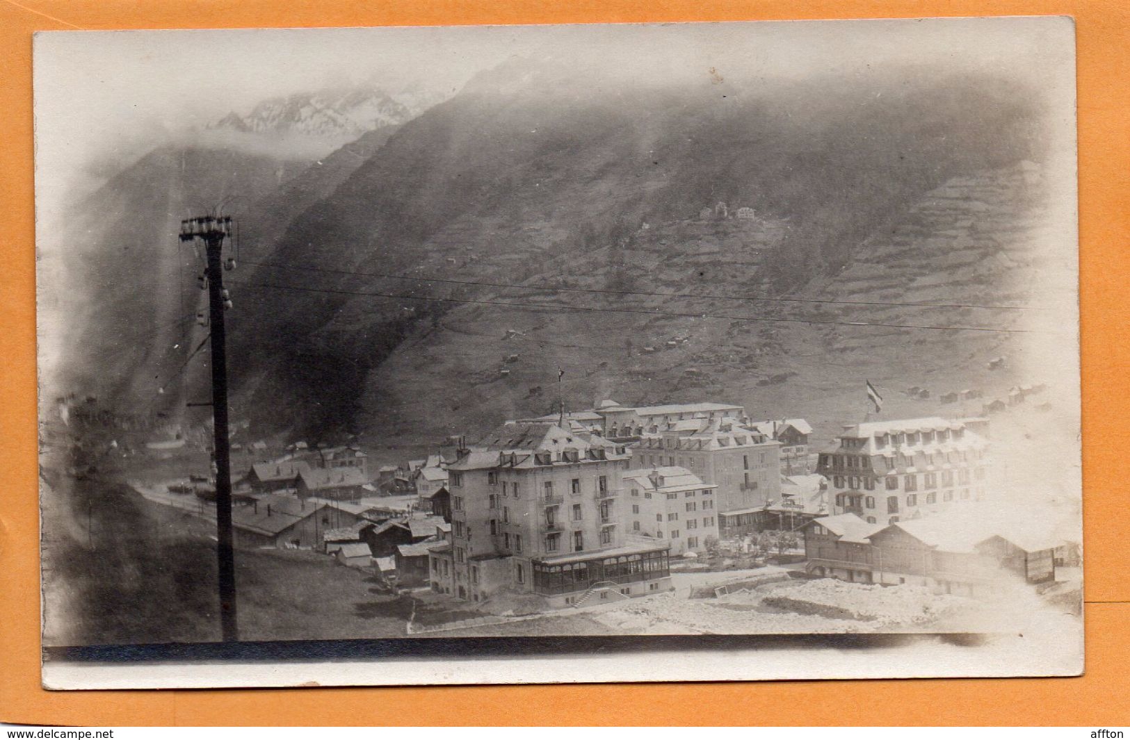 Zermatt 1910 Real Photo Postcard - Zermatt