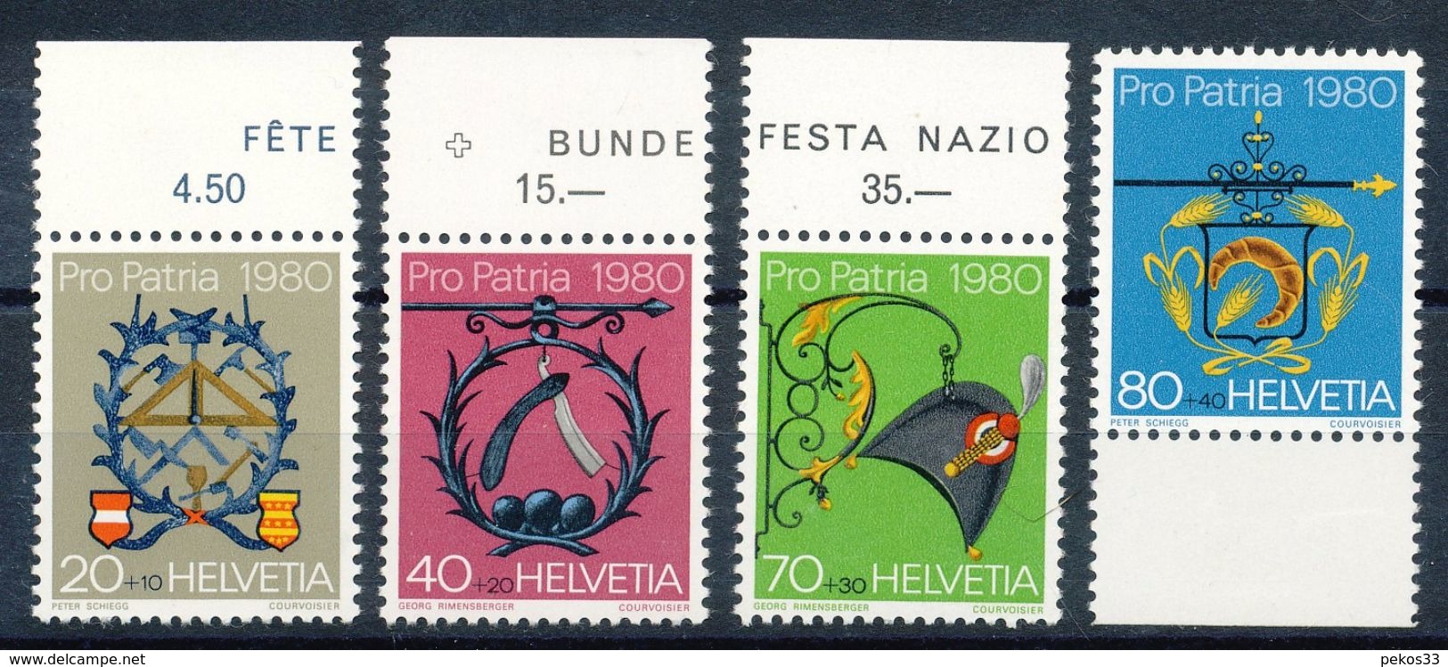 Schweiz - Mi.Nr .-1176- 1179   - Postfrisch - Ungebraucht