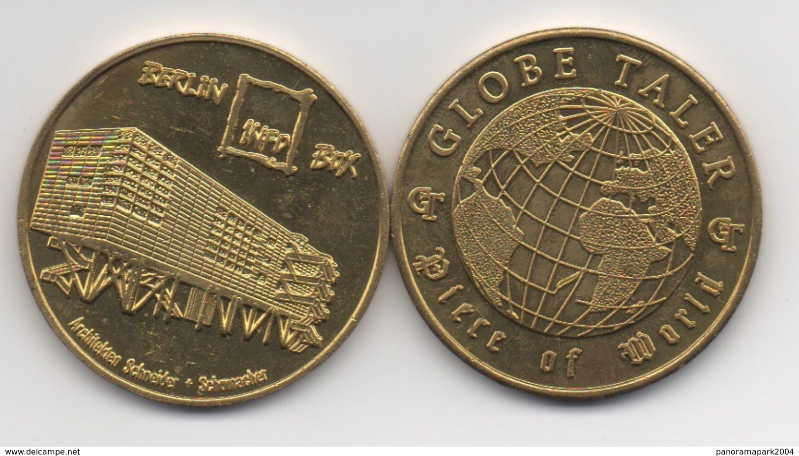 Monnaie De Paris ? Globe Taler 1997/1998 Infobox Berlin PAS Fernsehturm - Other & Unclassified