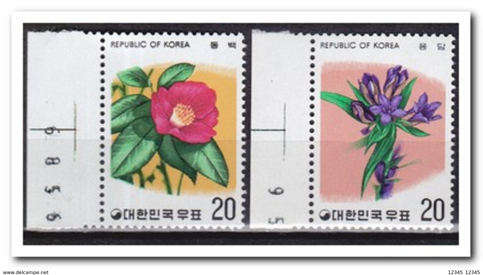 Zuid Korea 1975, Postfris MNH, Flowers - Korea (Zuid)