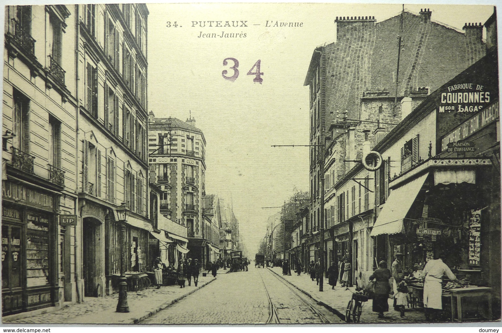 L'AVENUE JEAN JAURÈS - PUTEAUX - Puteaux