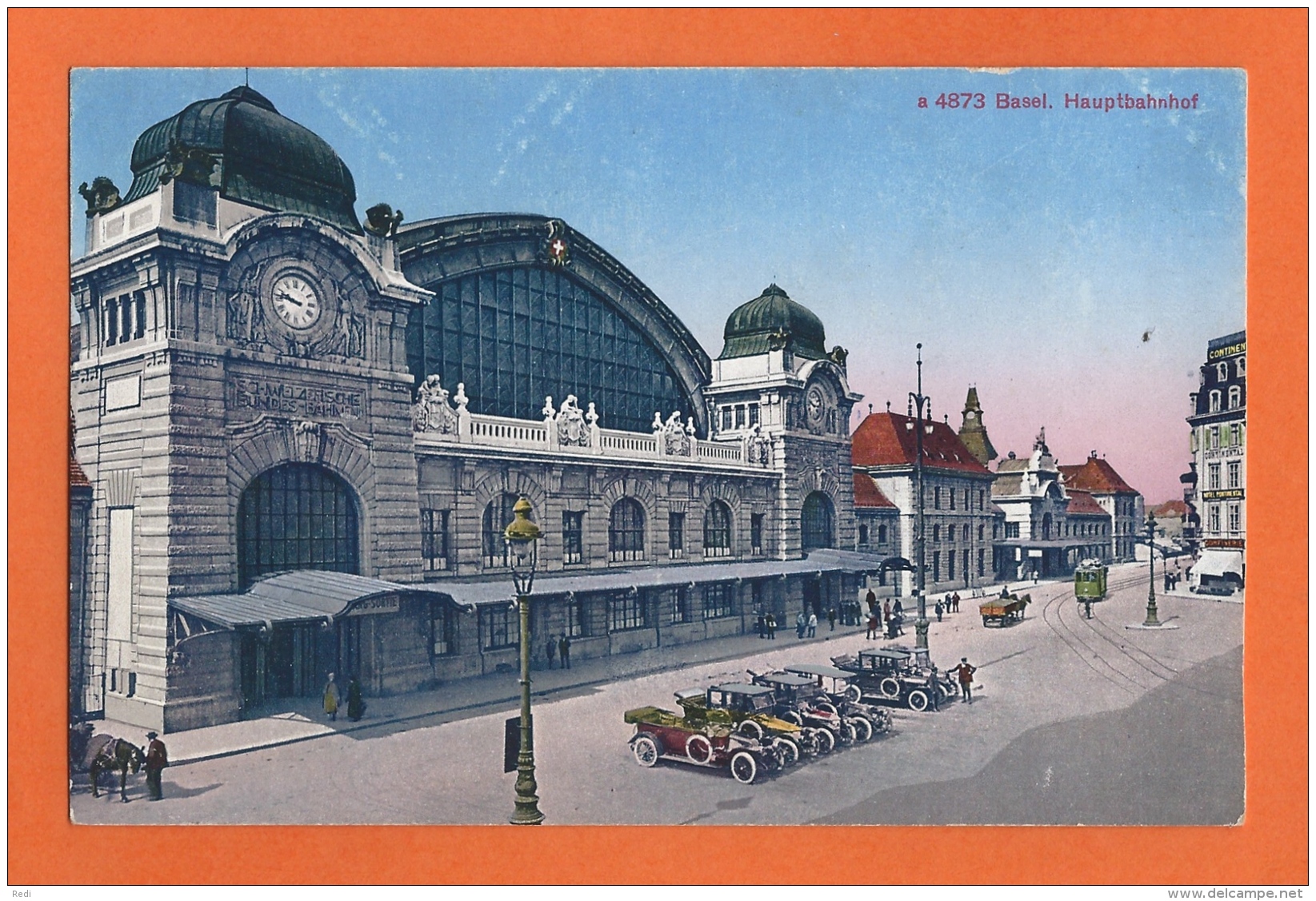 BASEL - Hauptbahnhof, Voitures D'epoque, Oldtimer,  Automobiles - Bâle