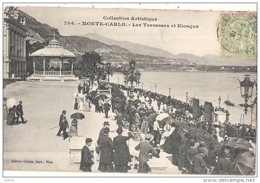 MONACO  Les Terrasses Et Le Kiosque TTB - Terrassen