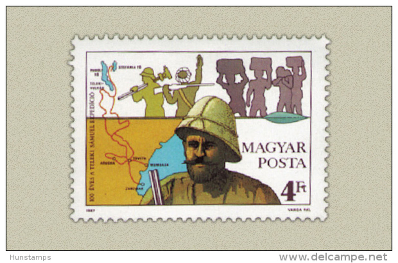 Hungary 1987. Sámuel Teleki Stamp MNH (**) Michel: 3905 / 0.60 EUR - Ungebraucht