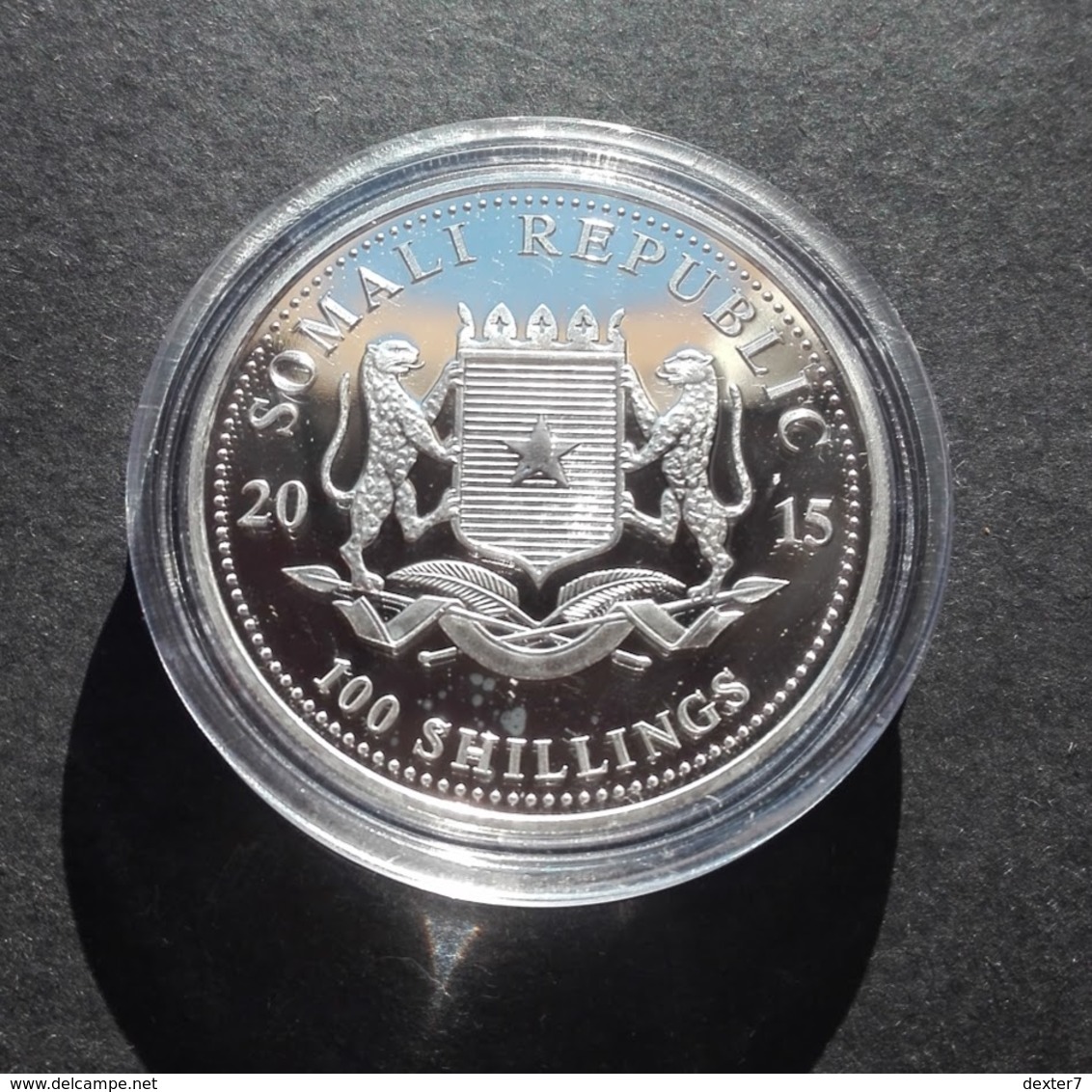 Somalia, Elephant 1 Oz 2015 Silver 999 Pure - 1 Oncia Argento Puro Bullion Elefante - Somalia