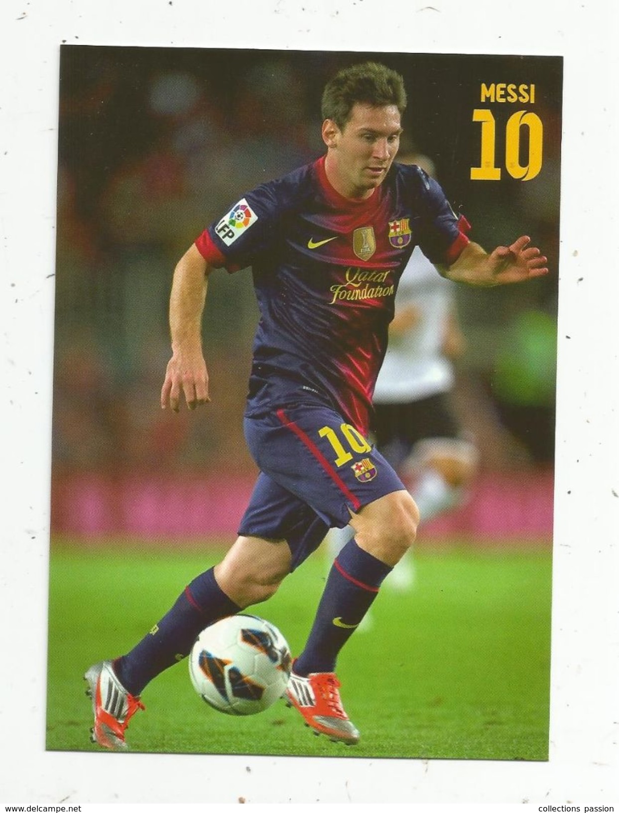 Cp , Sports , Football , Espagne ,  F.C. Barcelona , Joueur : Messi, Vierge , Ed : Erik - Calcio