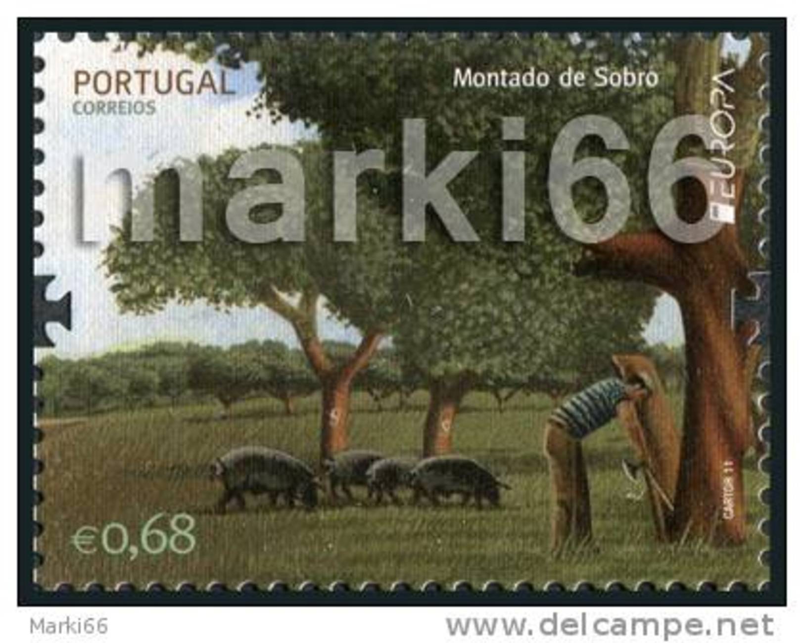 Portugal - 2011 - Europa CEPT - Forests - Mint Stamp - Unused Stamps