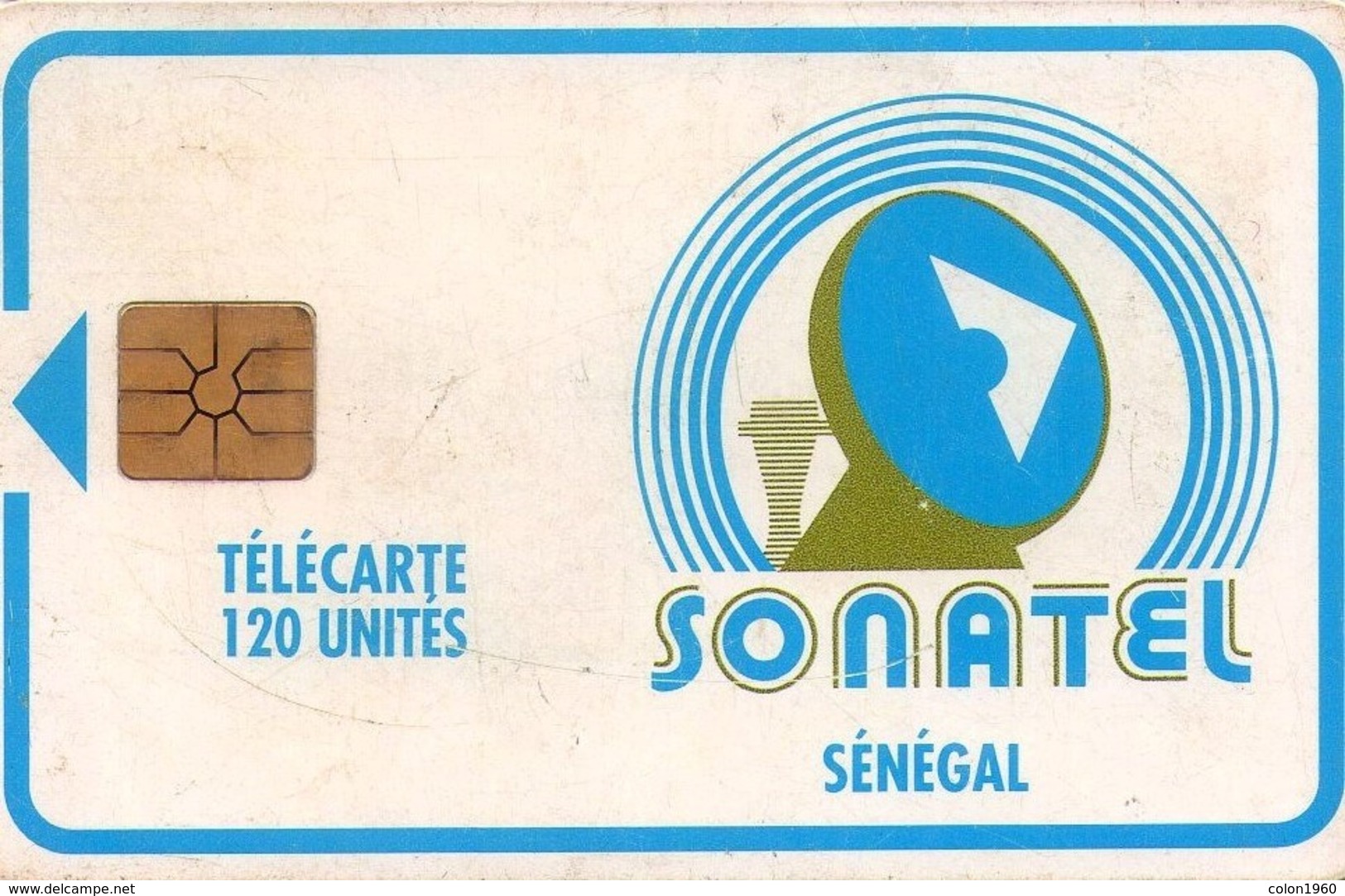 SENEGAL. SEN-18 / SN-SON-0021C. LOGO SONATEL (Gem1B - Setting 1). 120 U. (003) - Sénégal